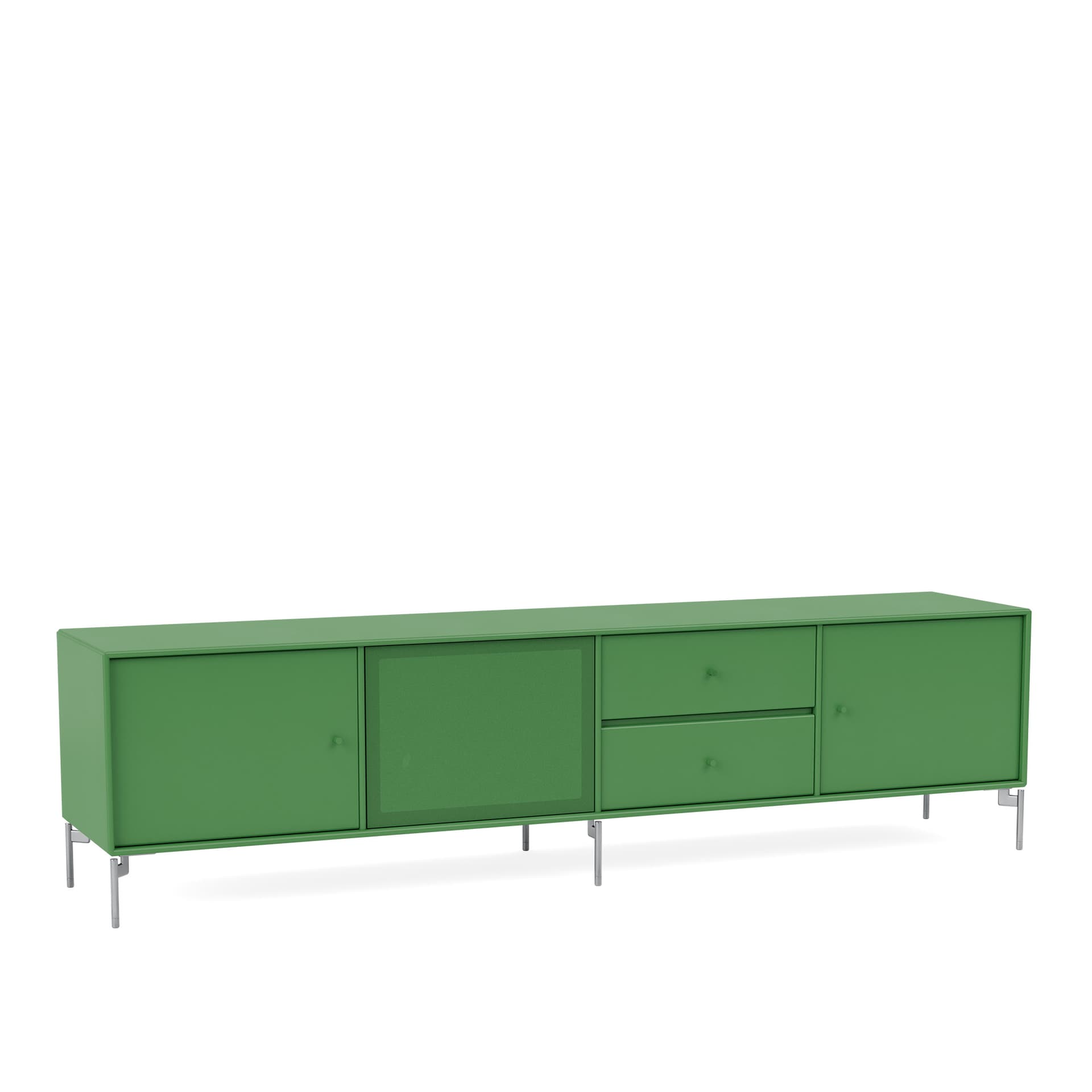 Montana - Octave Viii TV Bench 152-Parsley Matt Chrome - TV-benker - Peter J. Lassen - Grønn - Tre