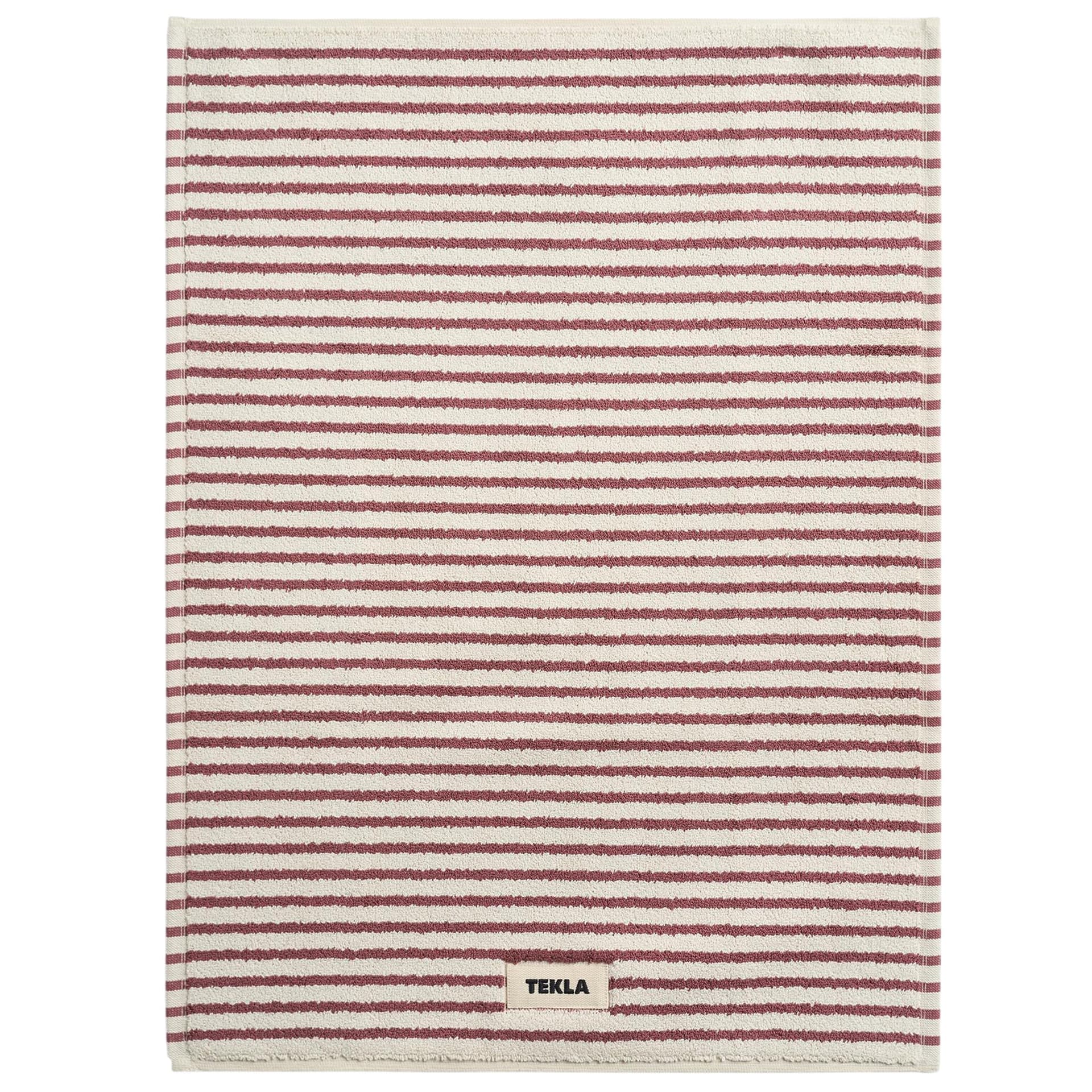 Tekla -  Terry Ripple Stripes badrumsmatta 50x70 cm - Baderomsmatter