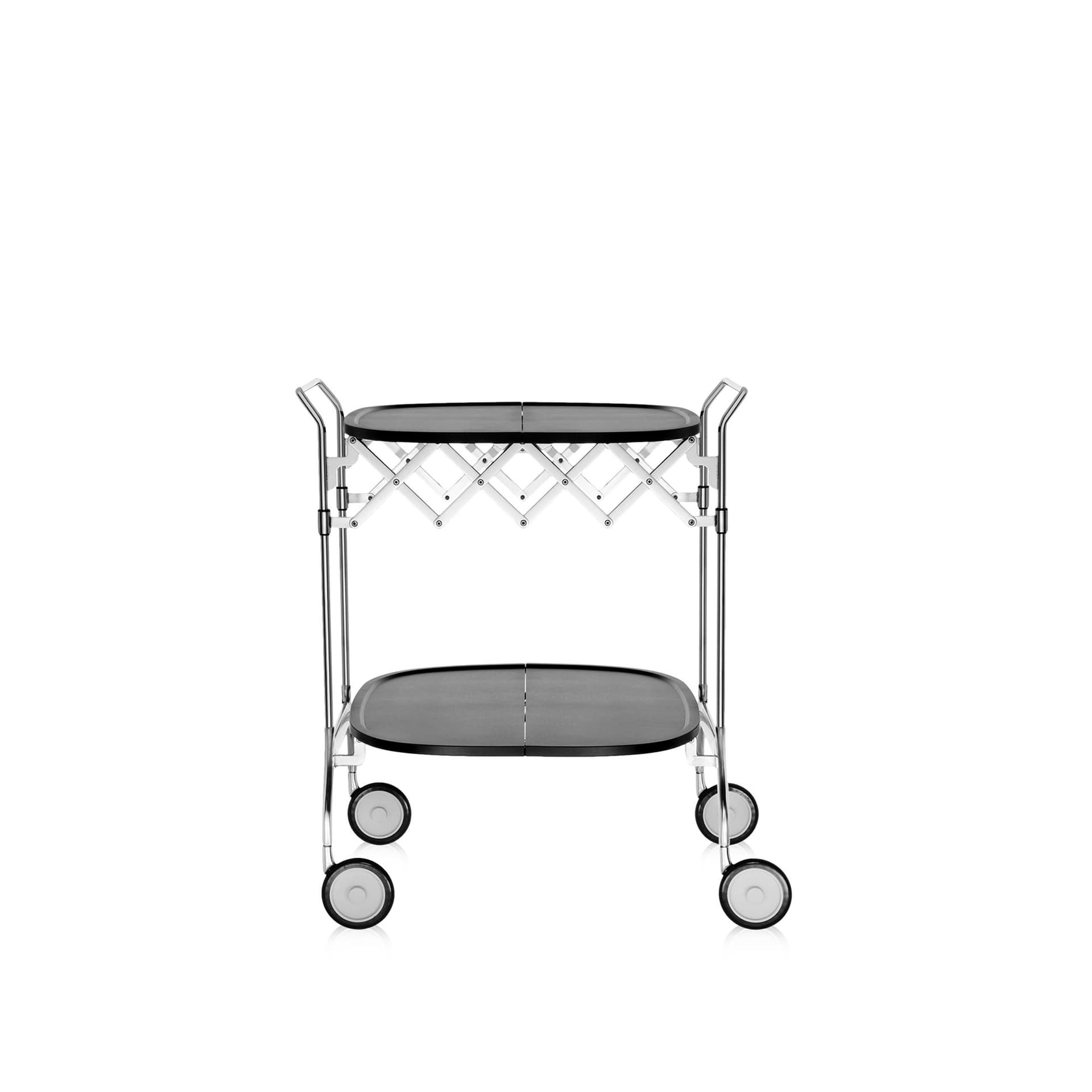 Kartell - Gastone Trolley 4470, Black, Matt - Serveringsvogner - Antonio Citterio - Svart - Metall/Plast