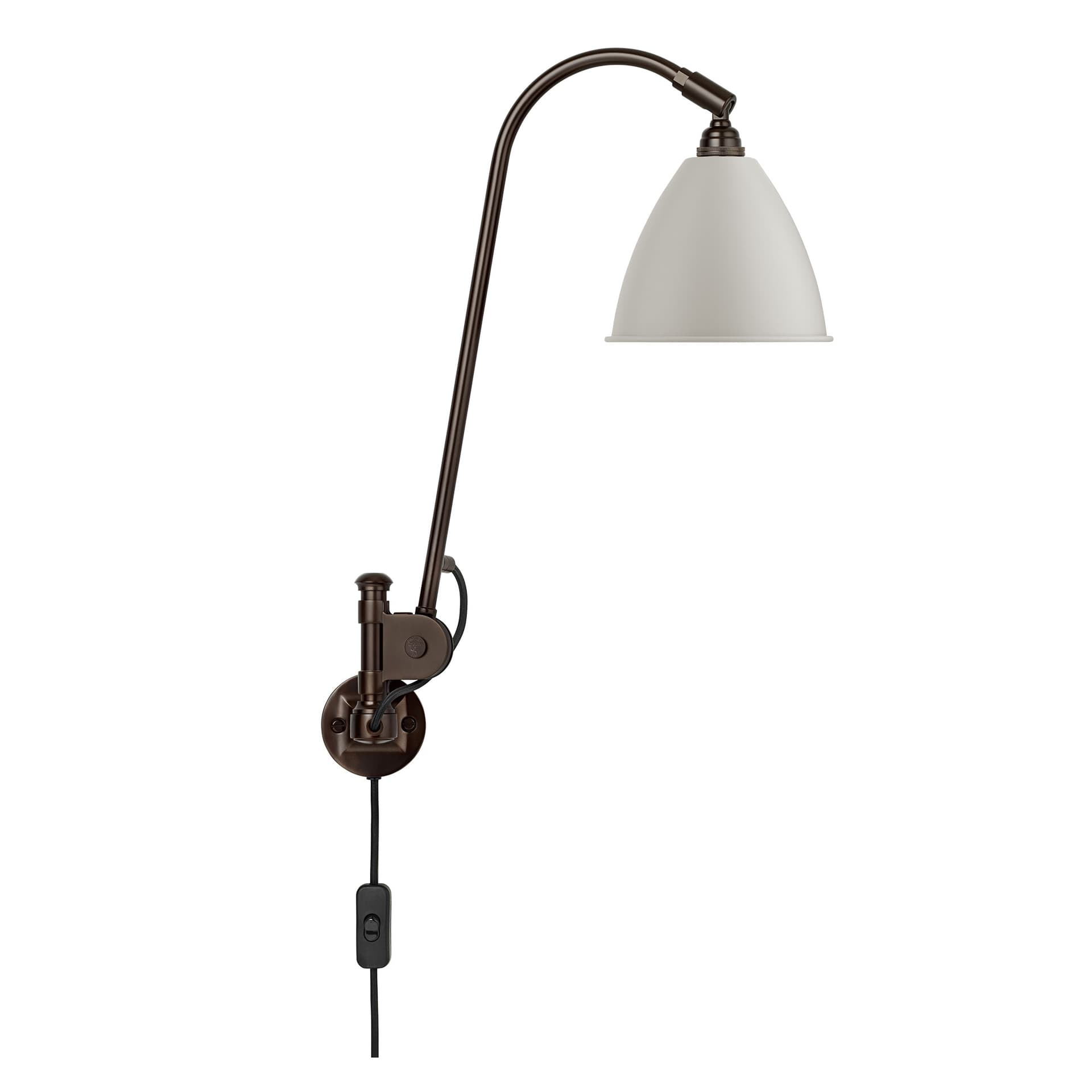 GUBI Bestlite BL6 vegglampe classic white-svart