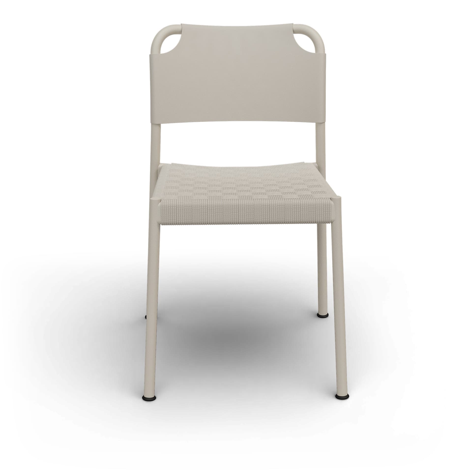 Fritz Hansen - Vind Chair Mist Grey - Utendørs spisebordstoler - Kasper Salto - Grå - Tre