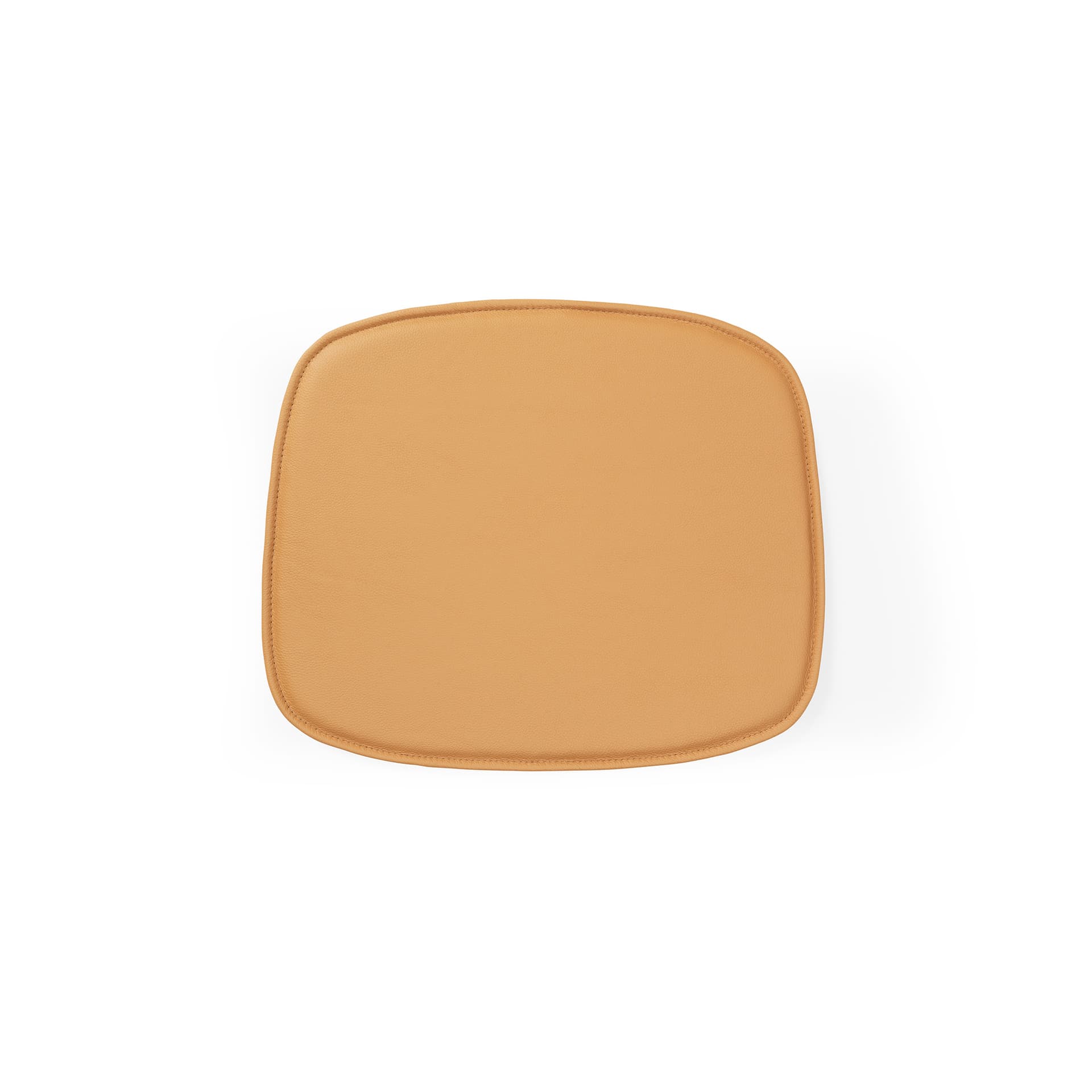 Normann Copenhagen - Form Seat Cushion Ultra Leather Camel 41571 - Annet tilbehør - Simon Legald - Beige - Lær/Plast