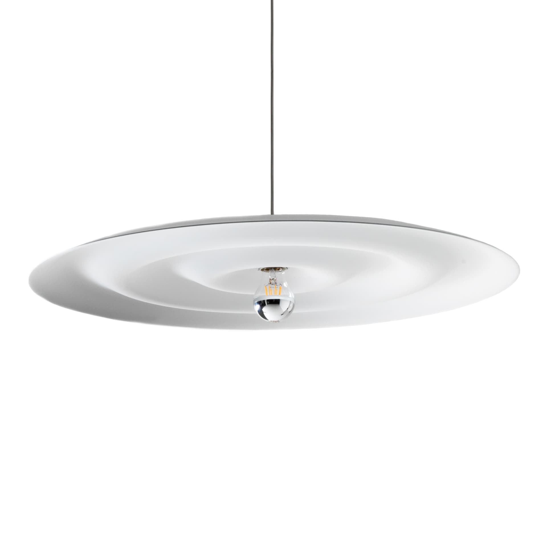 Wastberg+ - Alma w171s Pendellampa, Signal White, Inkl. 1 x E27 Sockel, Max 40W, Dimbar - Pendellamper - Tham & Videgård - Hvit
