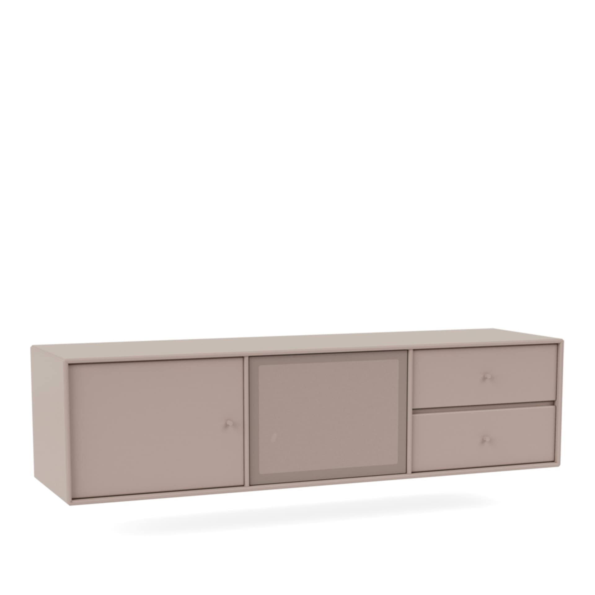 Montana - Octave Vi TV Bench 137-Mushroom 04 Suspension Rails - TV-benker - Peter J. Lassen - Beige - Tre