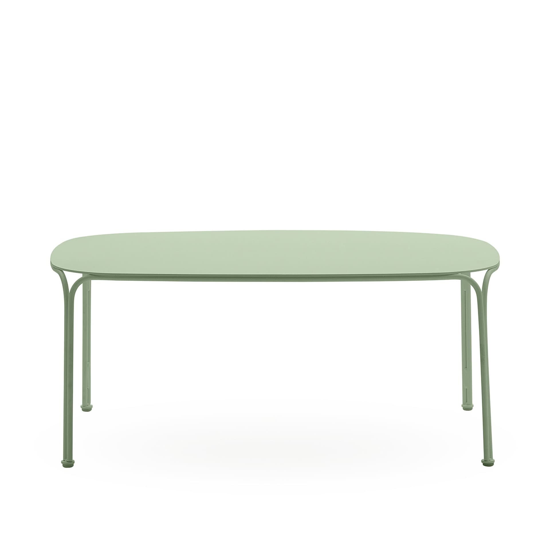 Kartell - Hiray Side Table H38 Sage - Utendørs småbord & sidebord - Ludovica + Roberto Palomba - Grønn - Metall