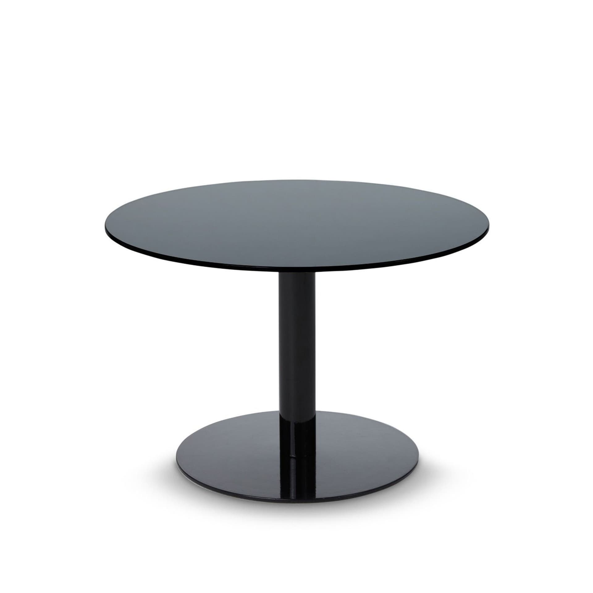 Tom Dixon Flash soffbord Ø60 cm Svart-svart stativ
