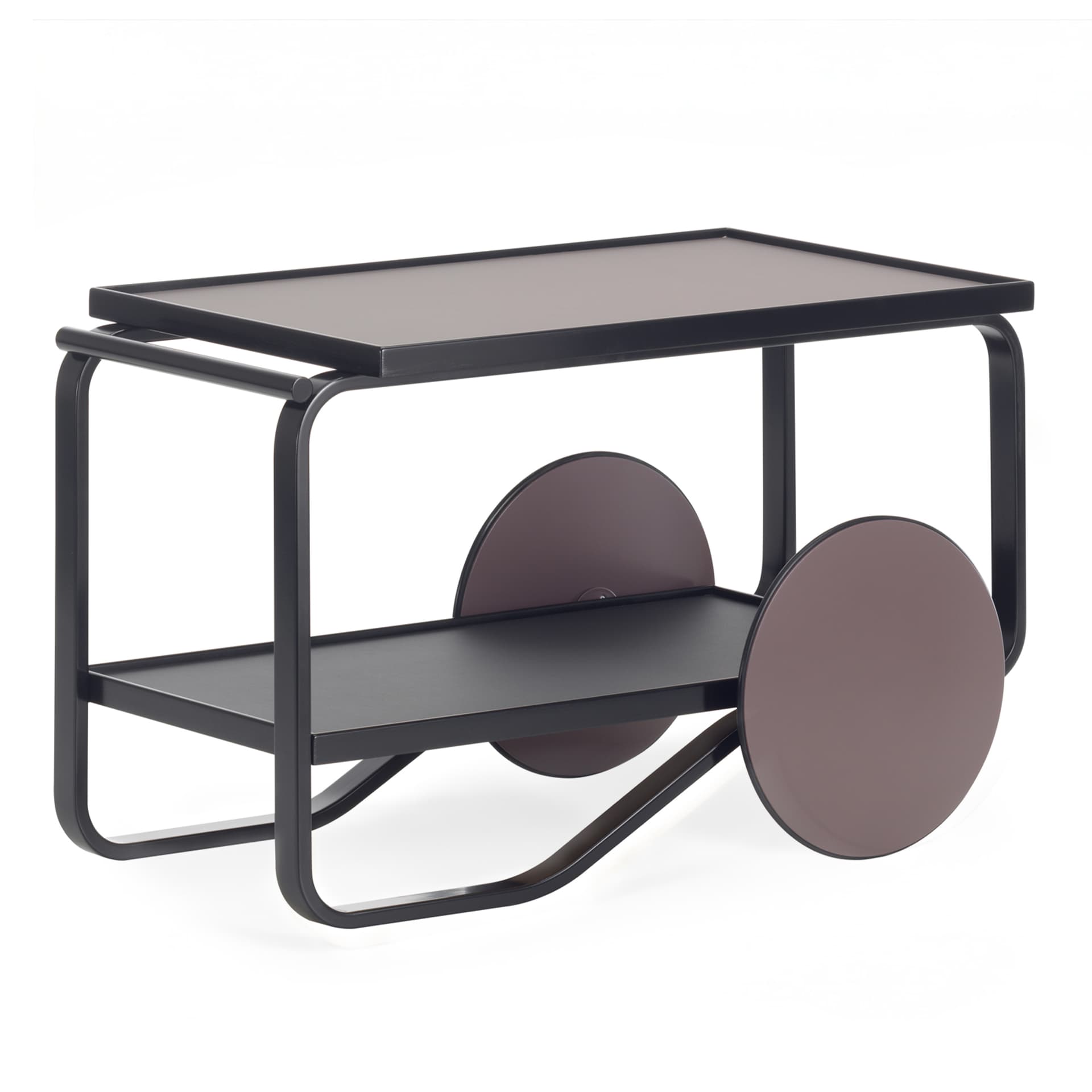 Artek - Serveringsvagn 901  Black/Moor/Charcoal - Serveringsvogner - Alvar Aalto - Svart - Tre