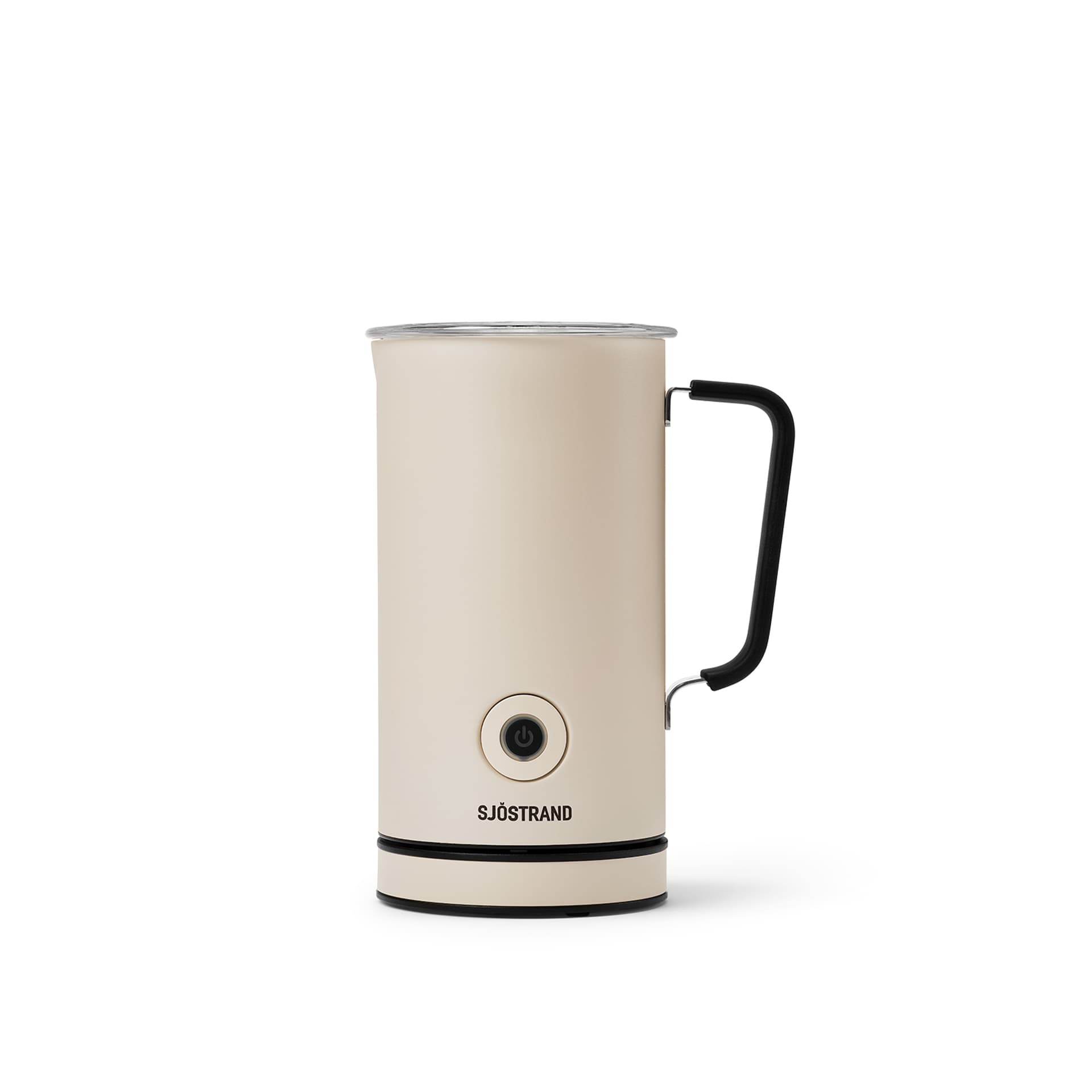 Sjöstrand Coffee - The Milk Frother Beige melkeskummer - Melkeskummere - Beige - Metall/Plast
