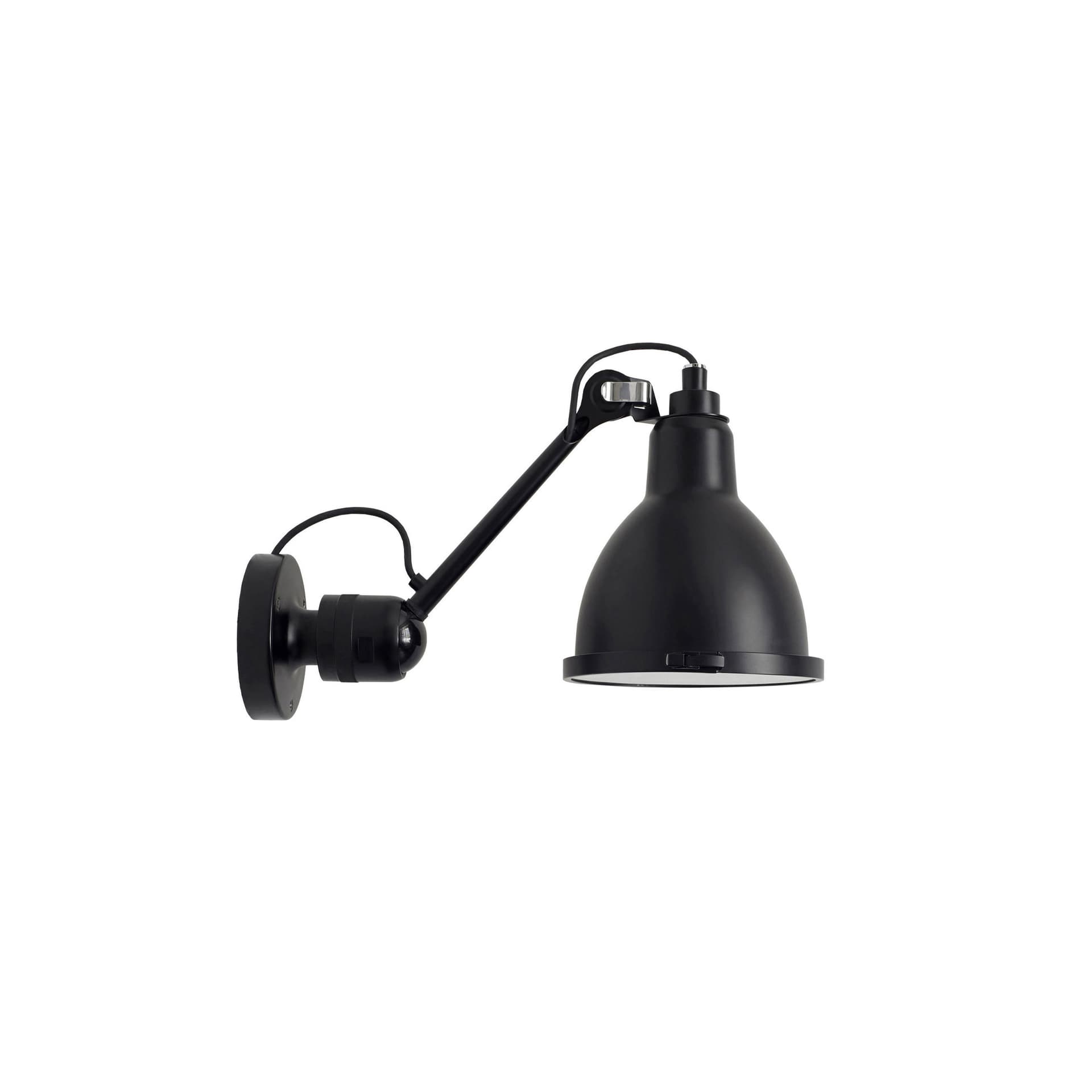 Lampe Gras - 304 Classic Outdoor Seaside Vegglampe Svart