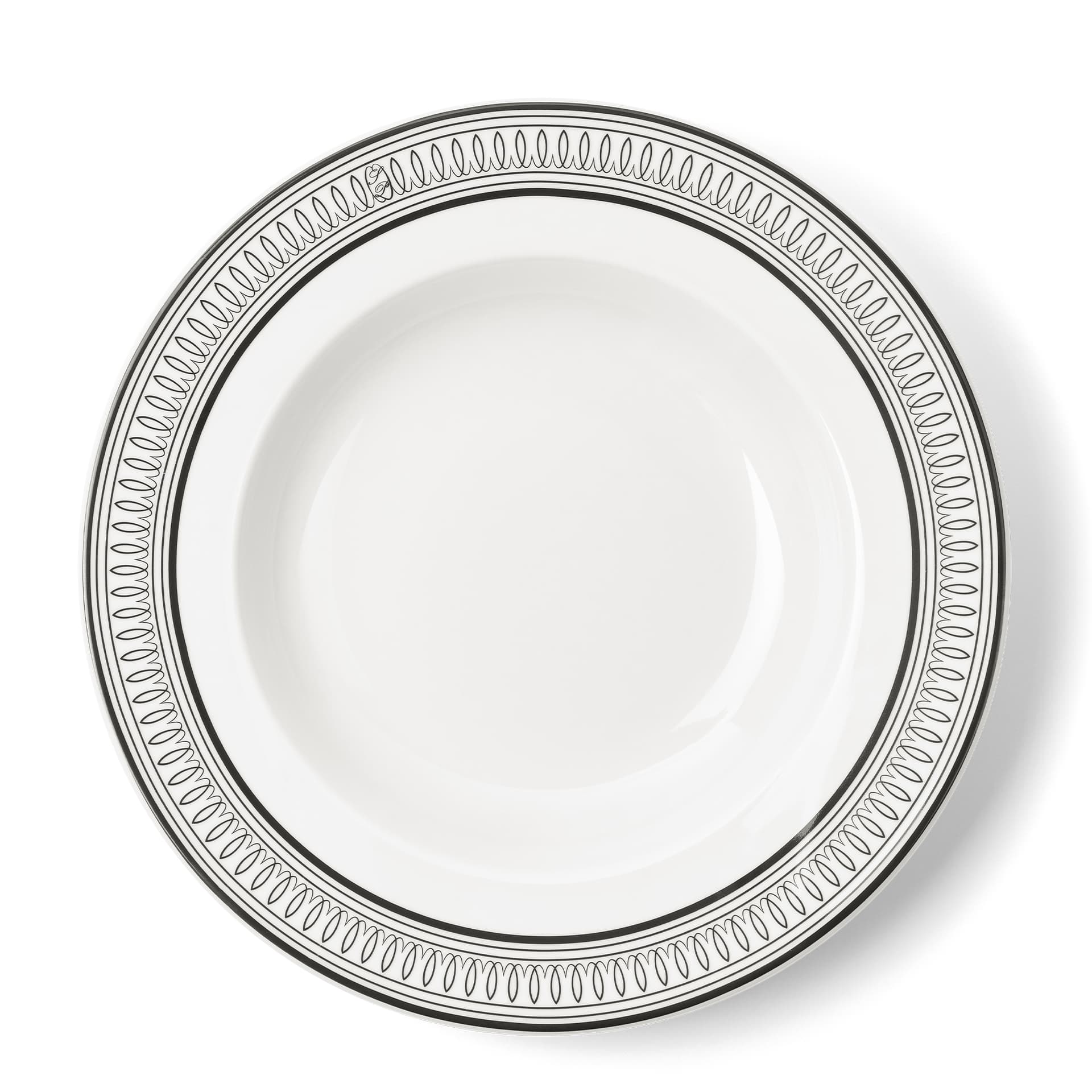 Service Projects - Samuel 230 Deep Plate - Set of 2 - Dype tallerkener - Hvit