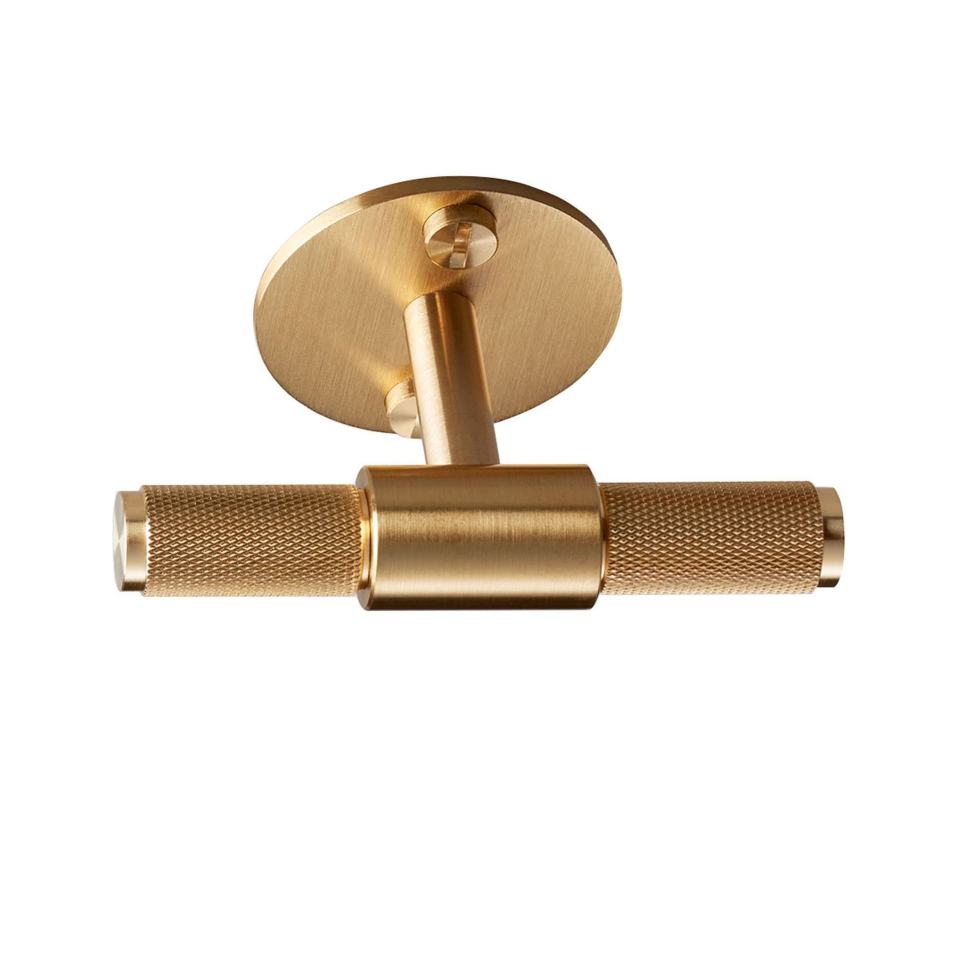 Buster + Punch - T-Bar Plate - Brass - Håndtak - Svart