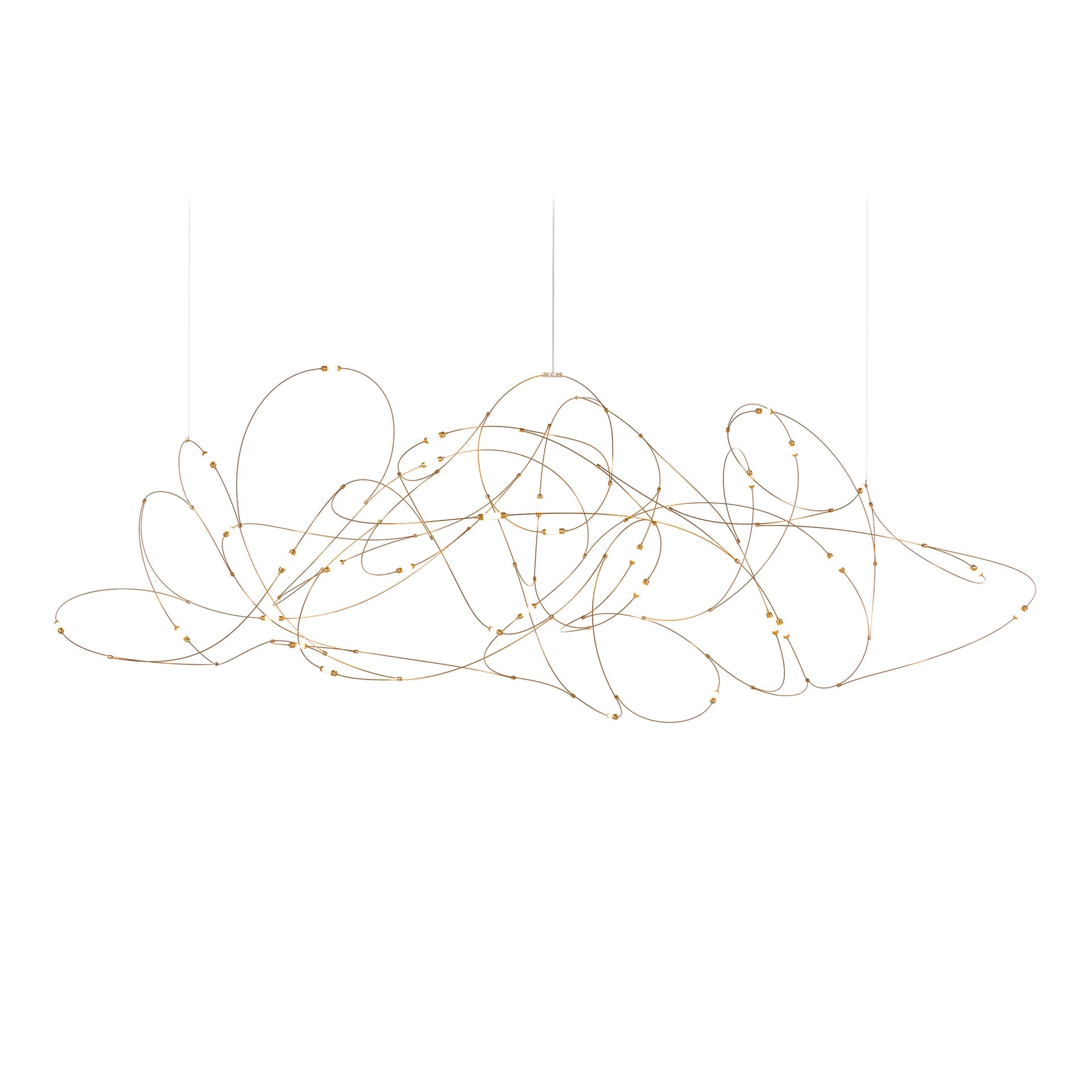 Moooi - Flock of Light 31 - Lysekroner - Studio Toer - Gjennomsiktig