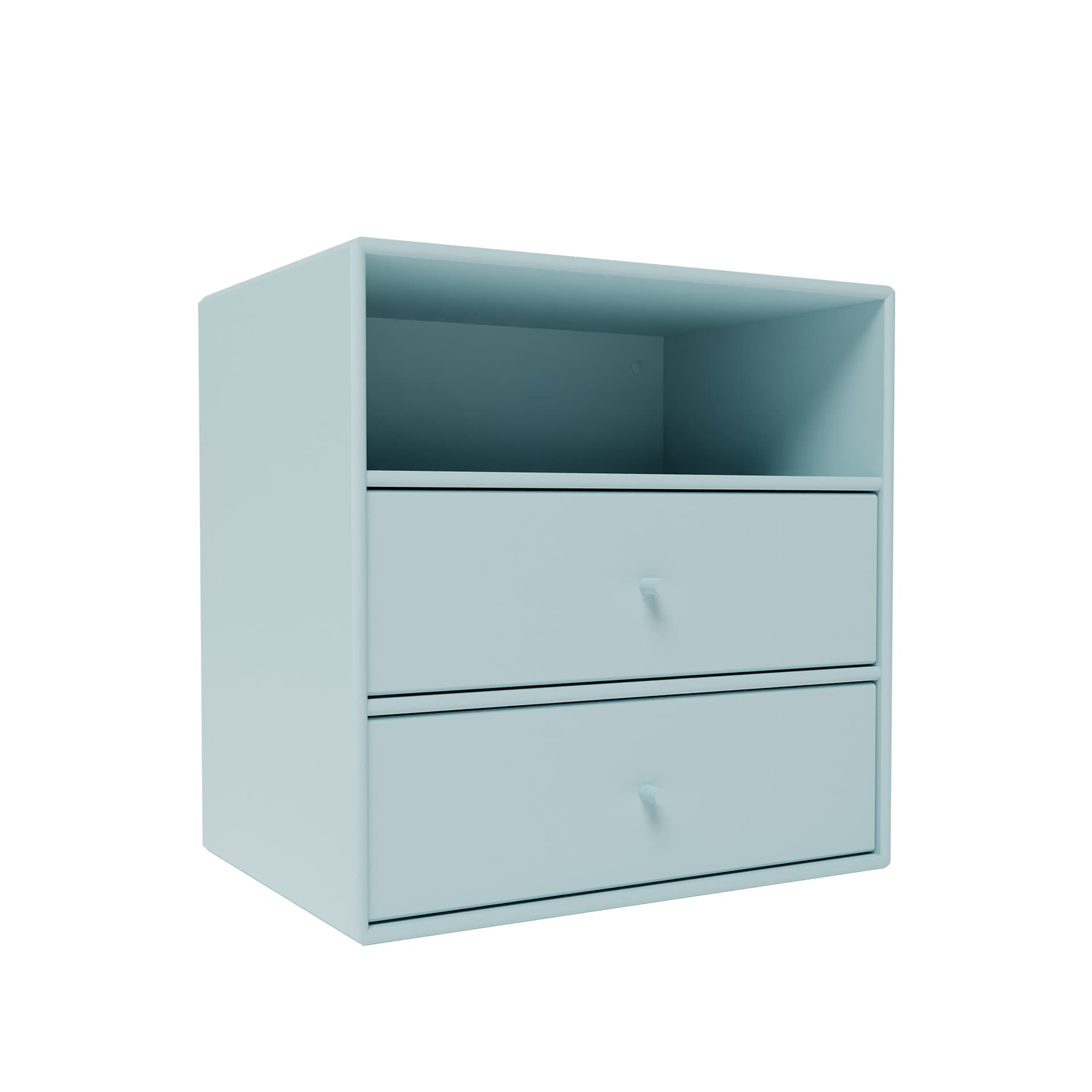 Montana - Montana Mini 1006 - Module With Two Drawers - Flint - Hyller & Hyllesystem - Peter J. Lassen - Grå