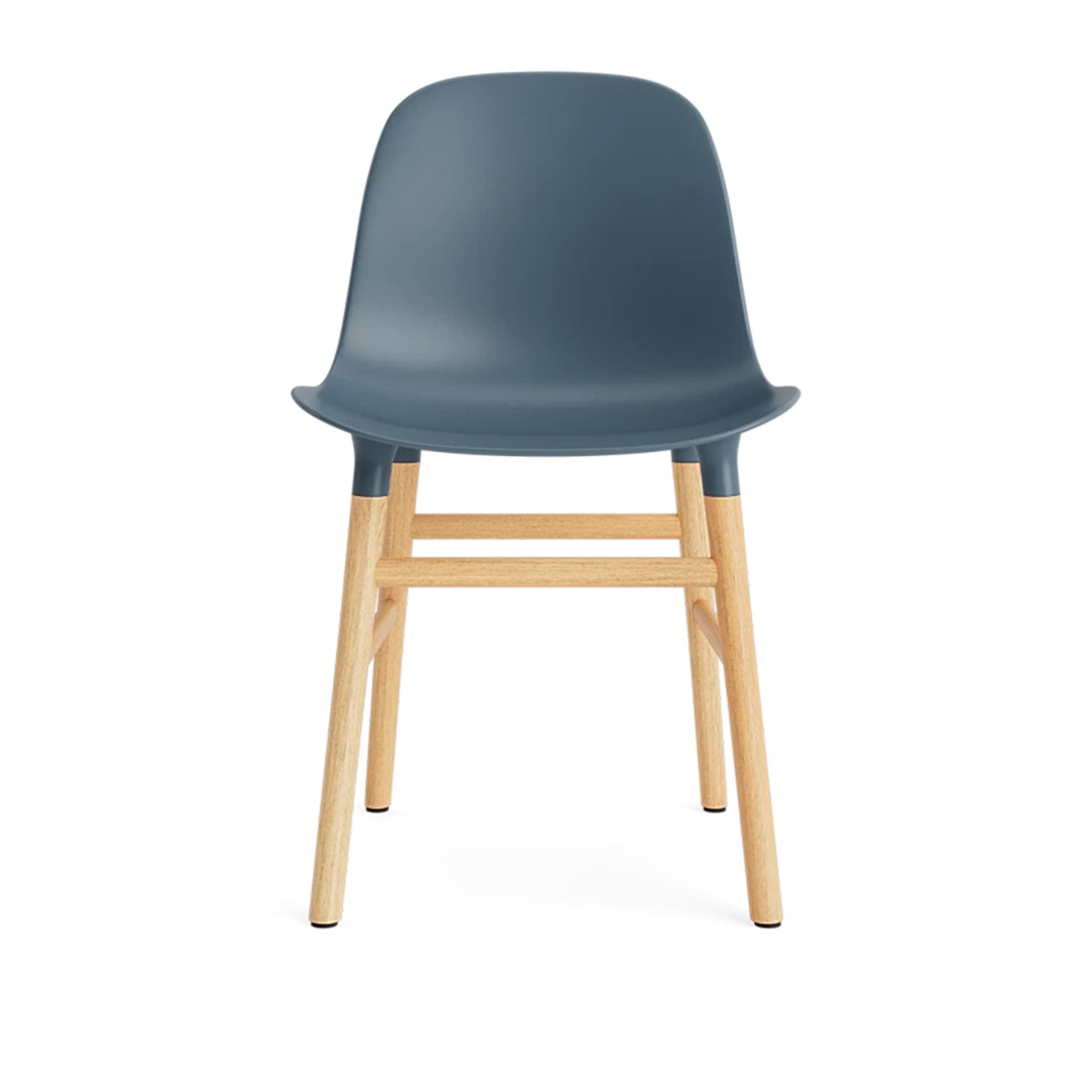Normann Copenhagen - Form Chair Oak Blue - Spisestoler - Simon Legald - Blå - Tre/Plast