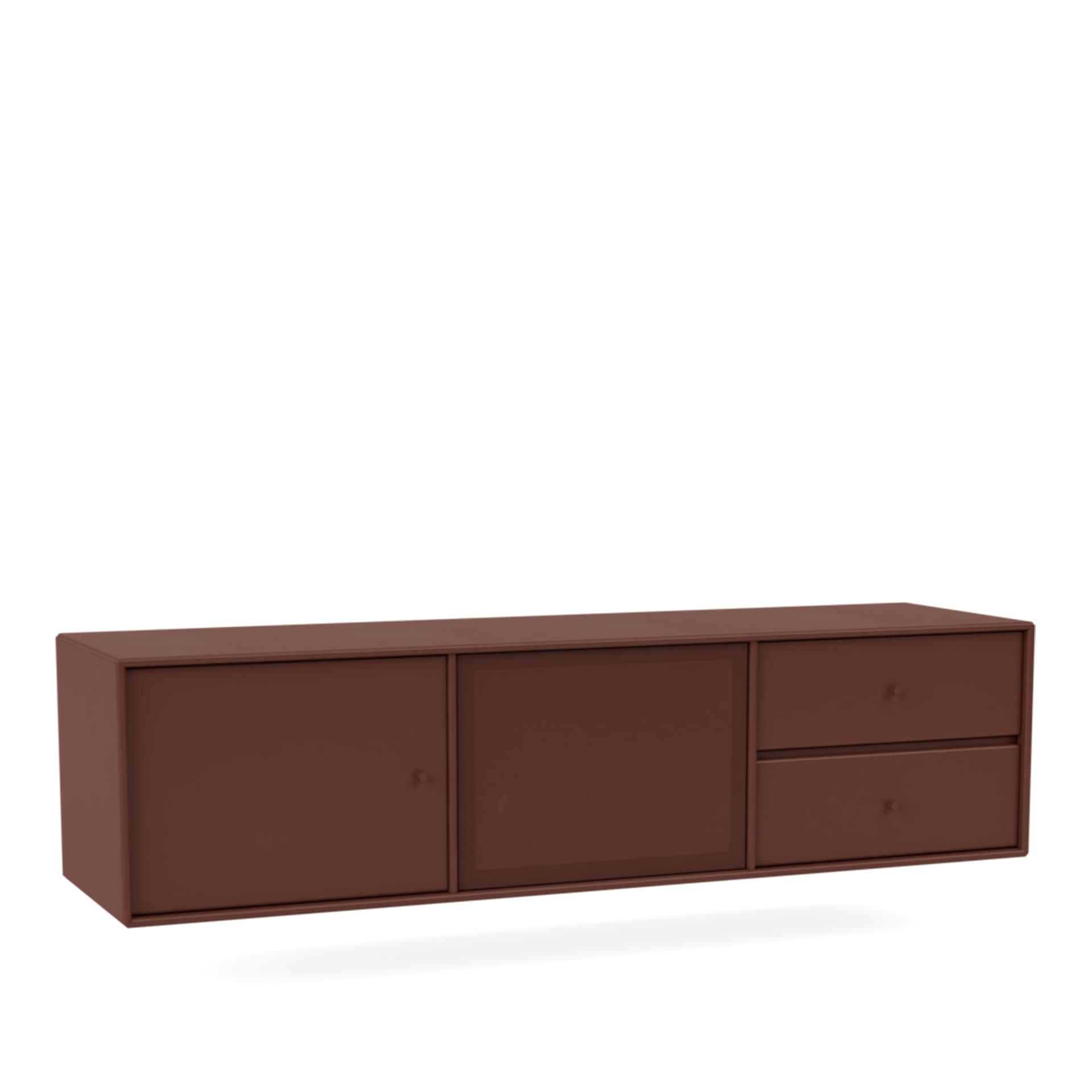 Montana - Octave Vi TV Bench 155-Masala 04 Suspension Rails - TV-benker - Peter J. Lassen - Brun - Tre