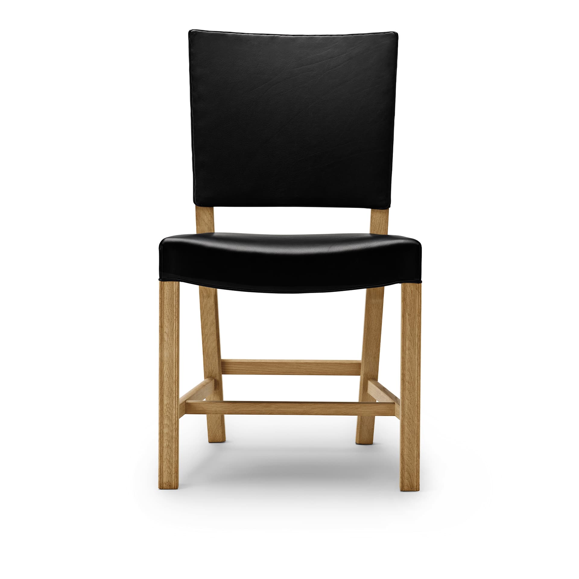 Carl Hansen - KK39490 The Red Chair Small Oak Soap Sif 98 - Spisestoler - Kaare Klint - Tre farget - Tre
