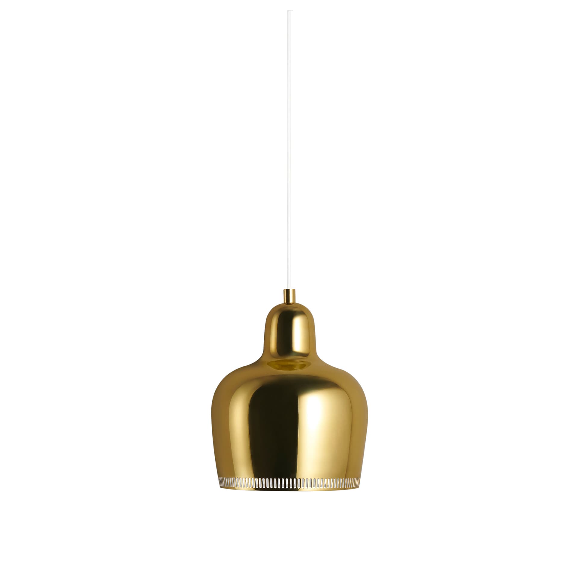 Artek - A330S Golden Bell Pendel Brass/White
