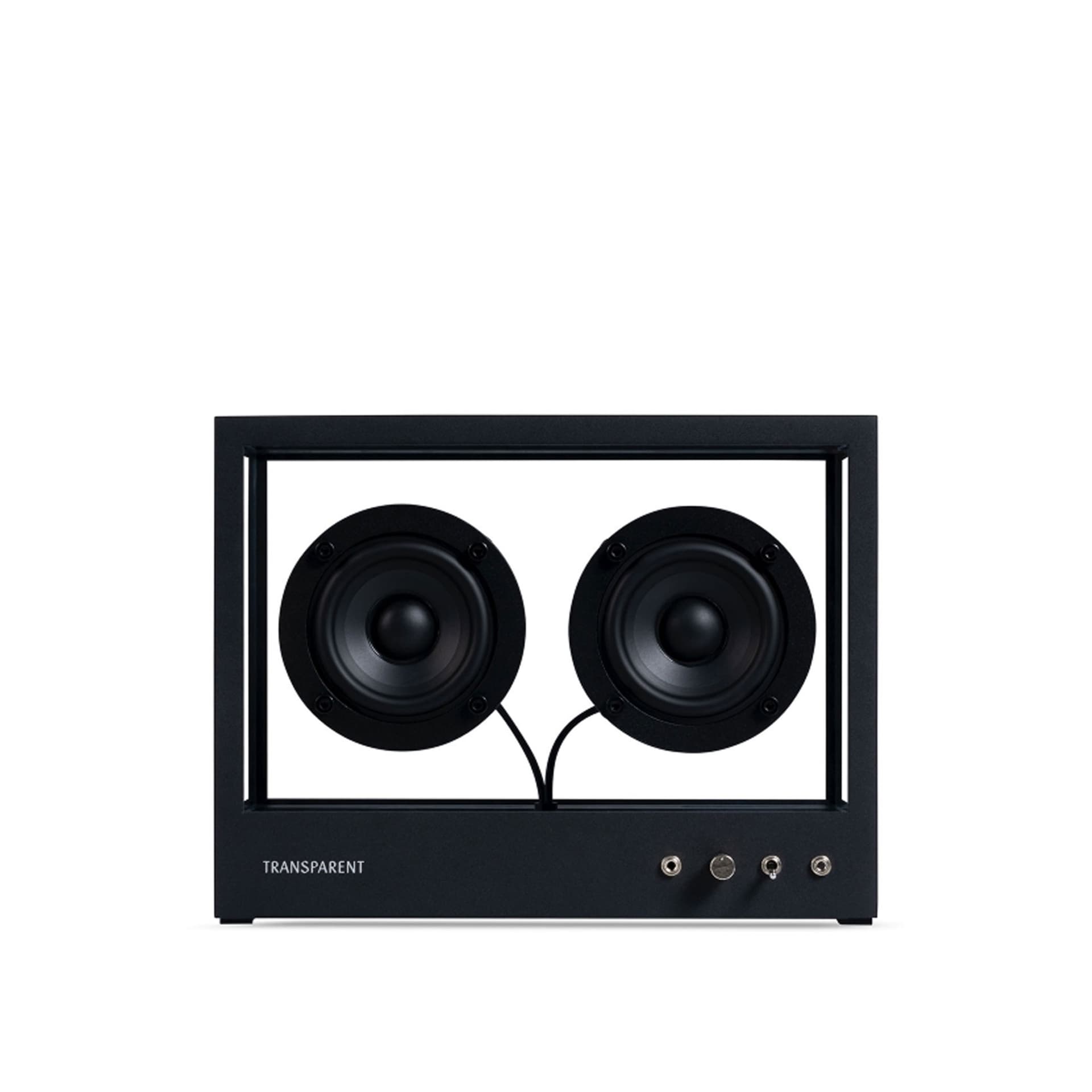 Transparent Sound - Small Transparent Speaker Black - Høyttalere og lydanlegg - Per Brickstad - Svart