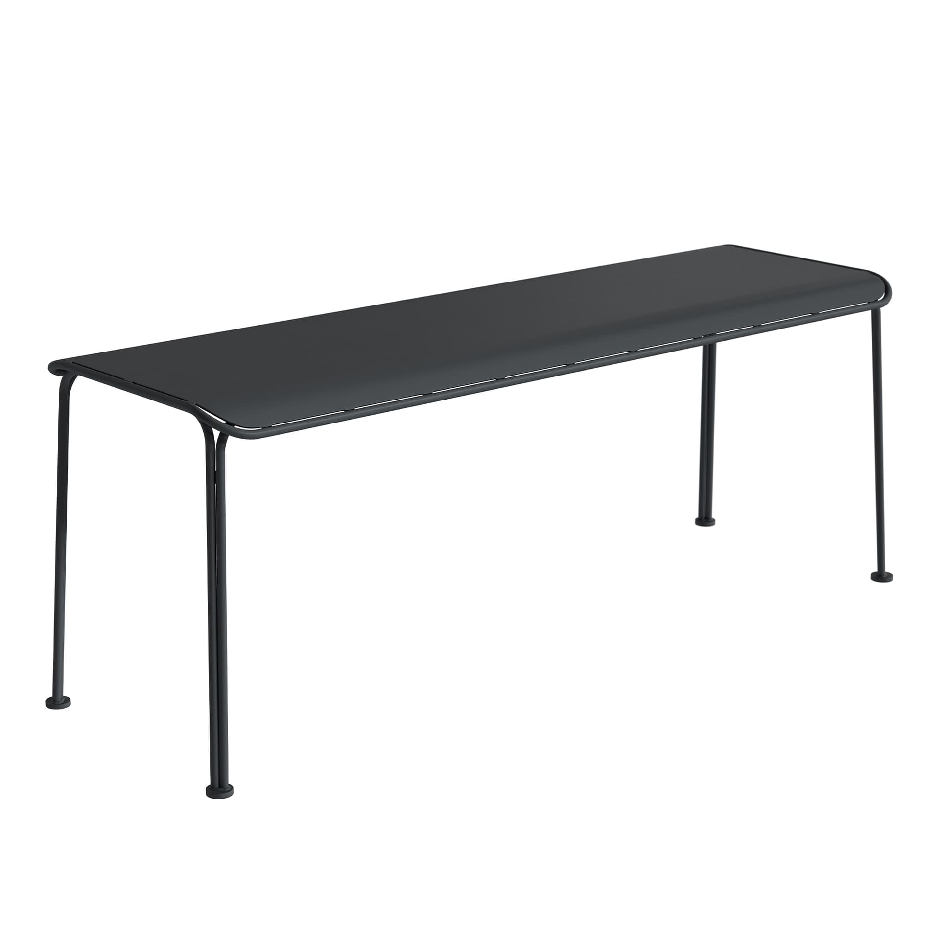 Grythyttan Stålmöbler - Bench Libelle Graphite Gray - Hagebenker & sofaer - Andreas Engesvik - Grå