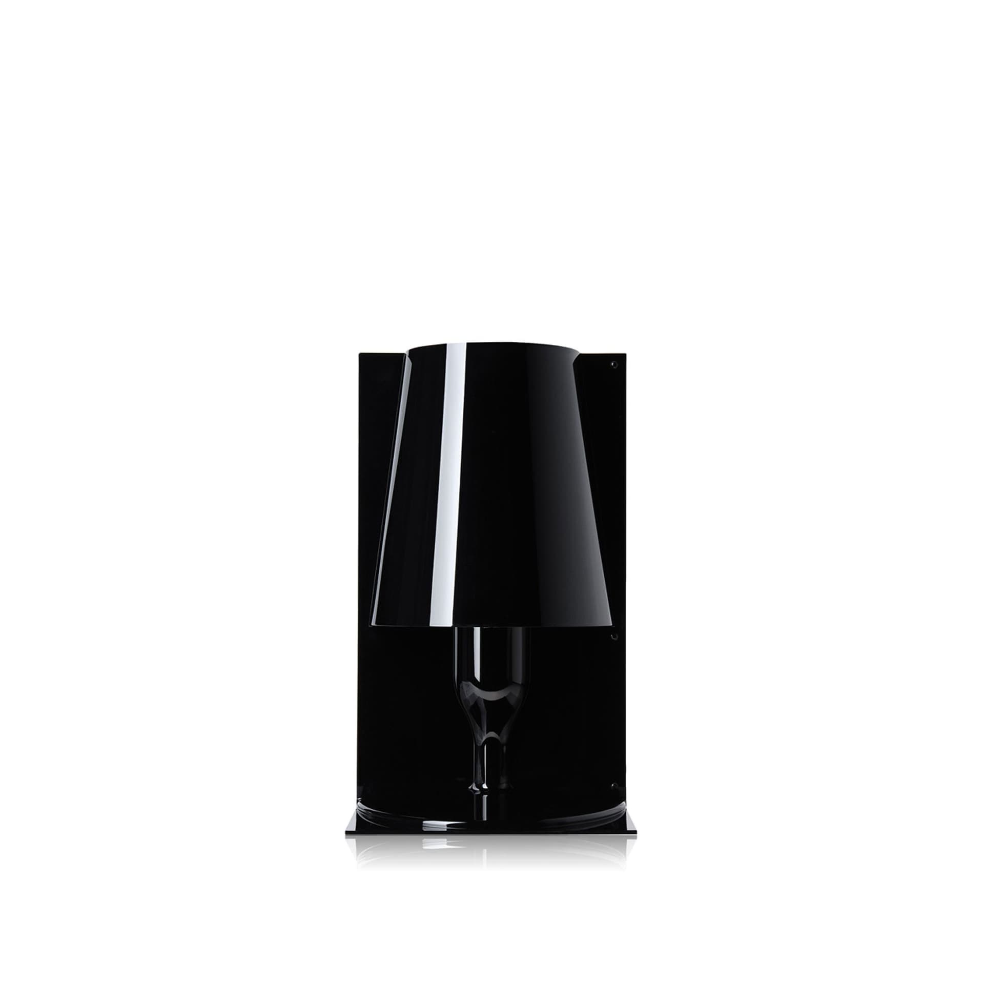 Kartell - Take Table Lamp 9050, Matt Black, Incl. LED 3,6W E14 - Bordlamper - Ferruccio Laviani - Svart