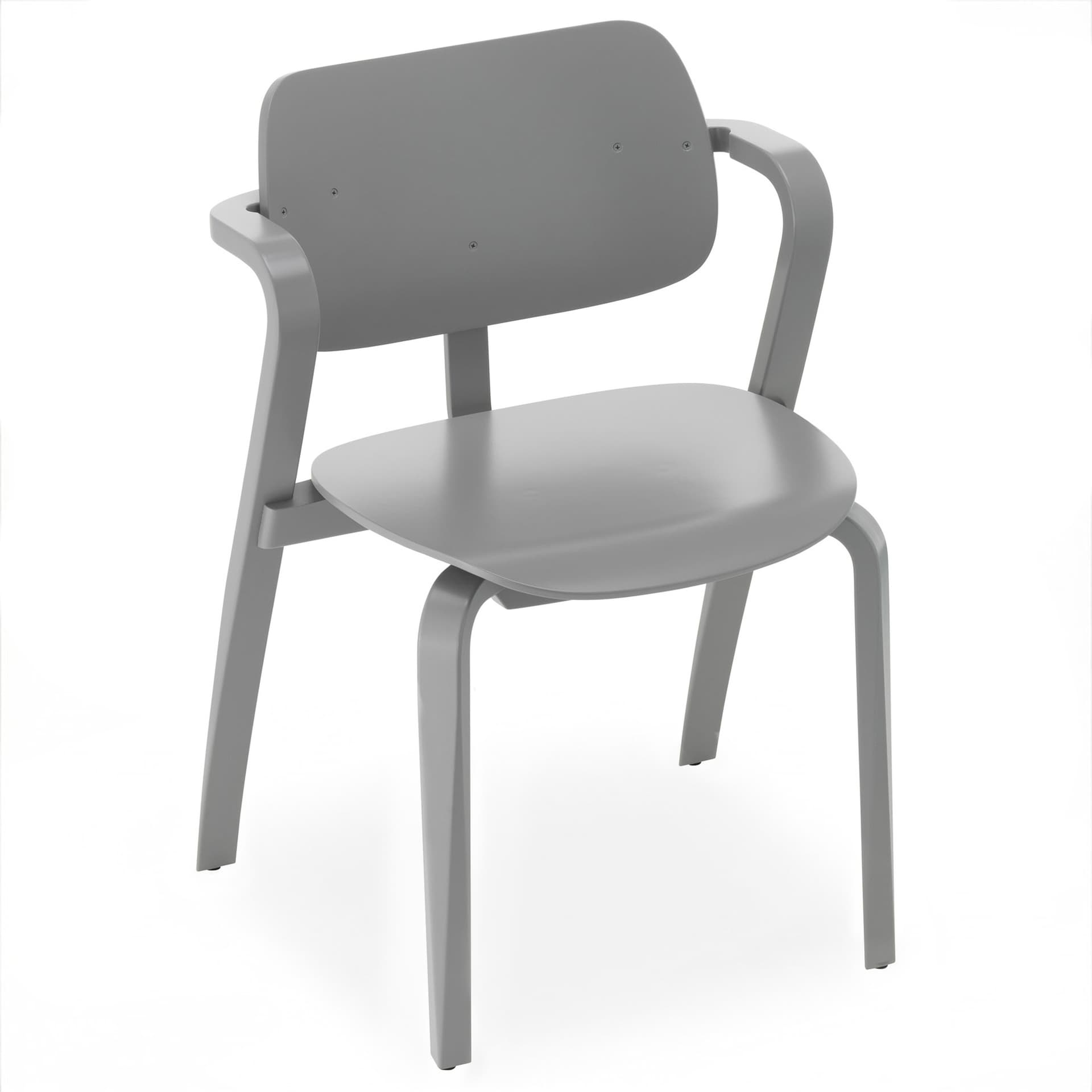 Artek - Aslak Chair Grey - Spisestoler - Ilmari Tapiovaara - Grå - Tre