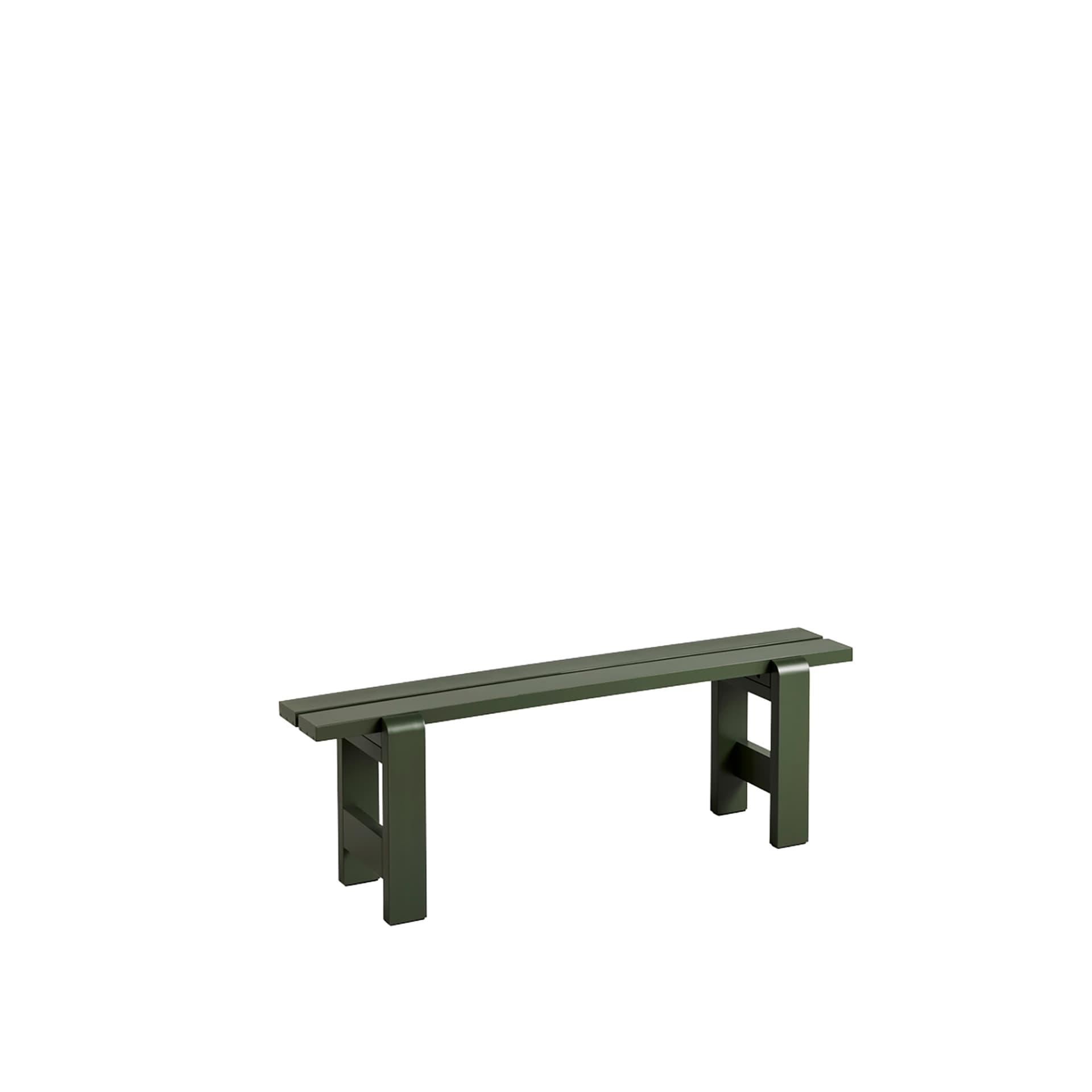 HAY - Weekday Bench 140x23 cm / Olive - Hagebenker & sofaer - Hannes & Fritz - Grønn - Tre