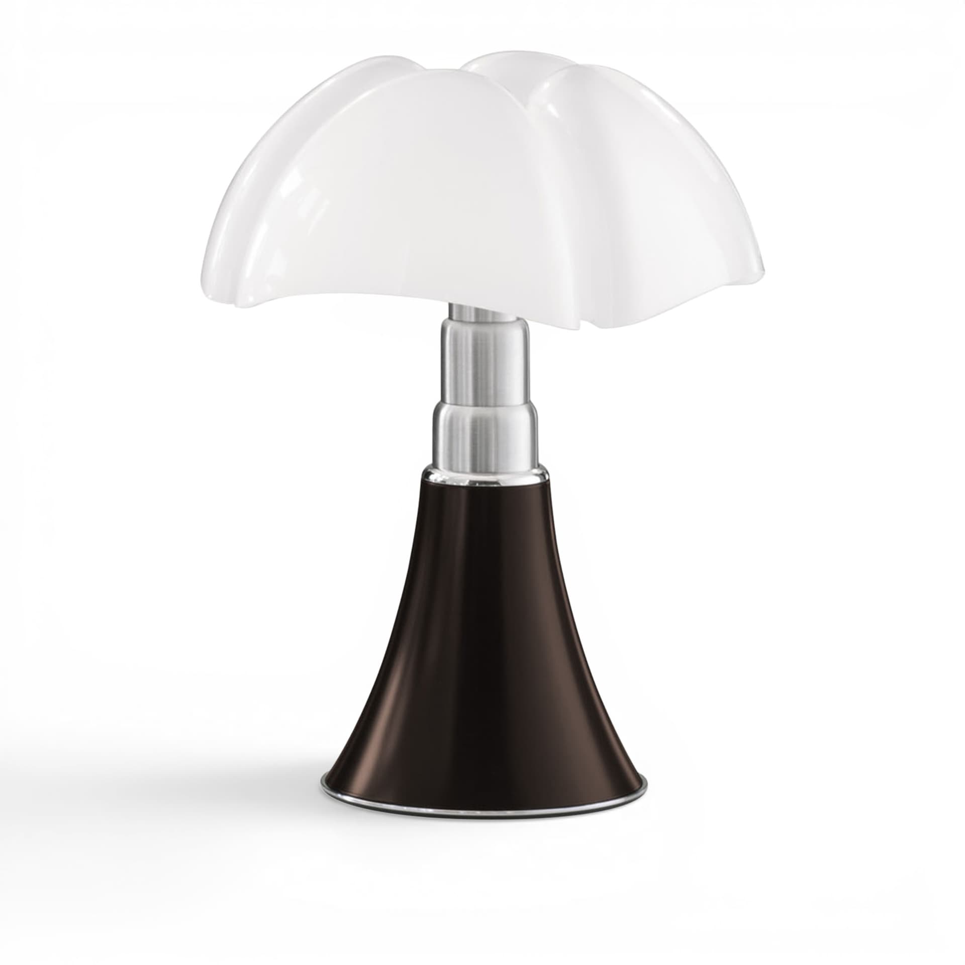 Minipipistrello batteridrevet bordlampe brun, 35 cm Martinelli Luce - Stue - Design - Metall - Med skjerm
