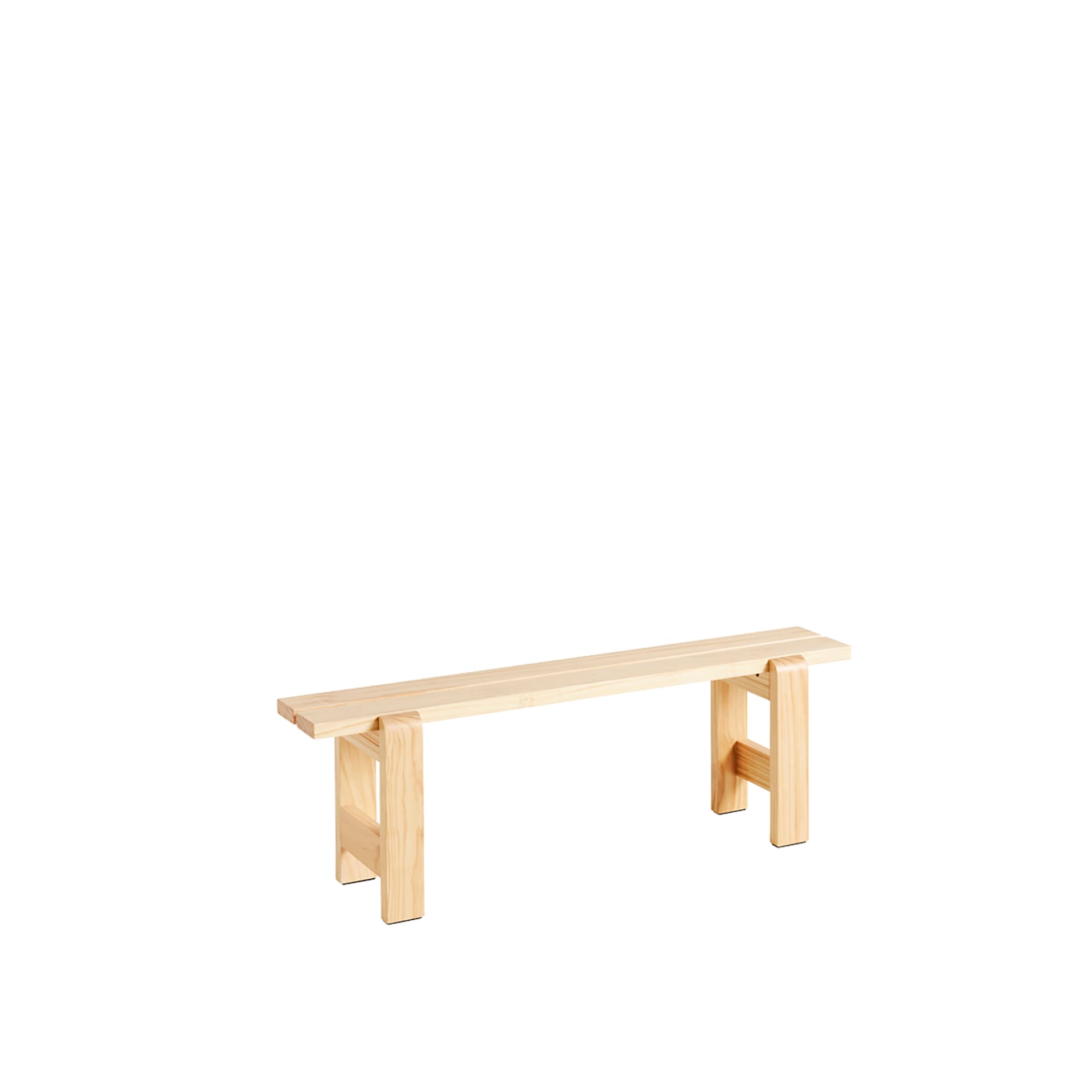 HAY - Weekday Bench 140x23 cm / Water-Based Lacquer pinewood - Hagebenker & sofaer - Hannes & Fritz - Tre farget - Tre