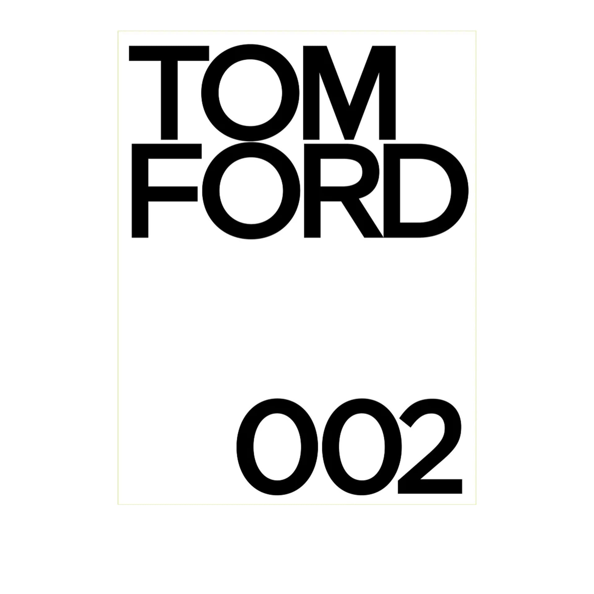 New Mags - TOM FORD 002 - Coffee Table Books - Tom Ford - Papir
