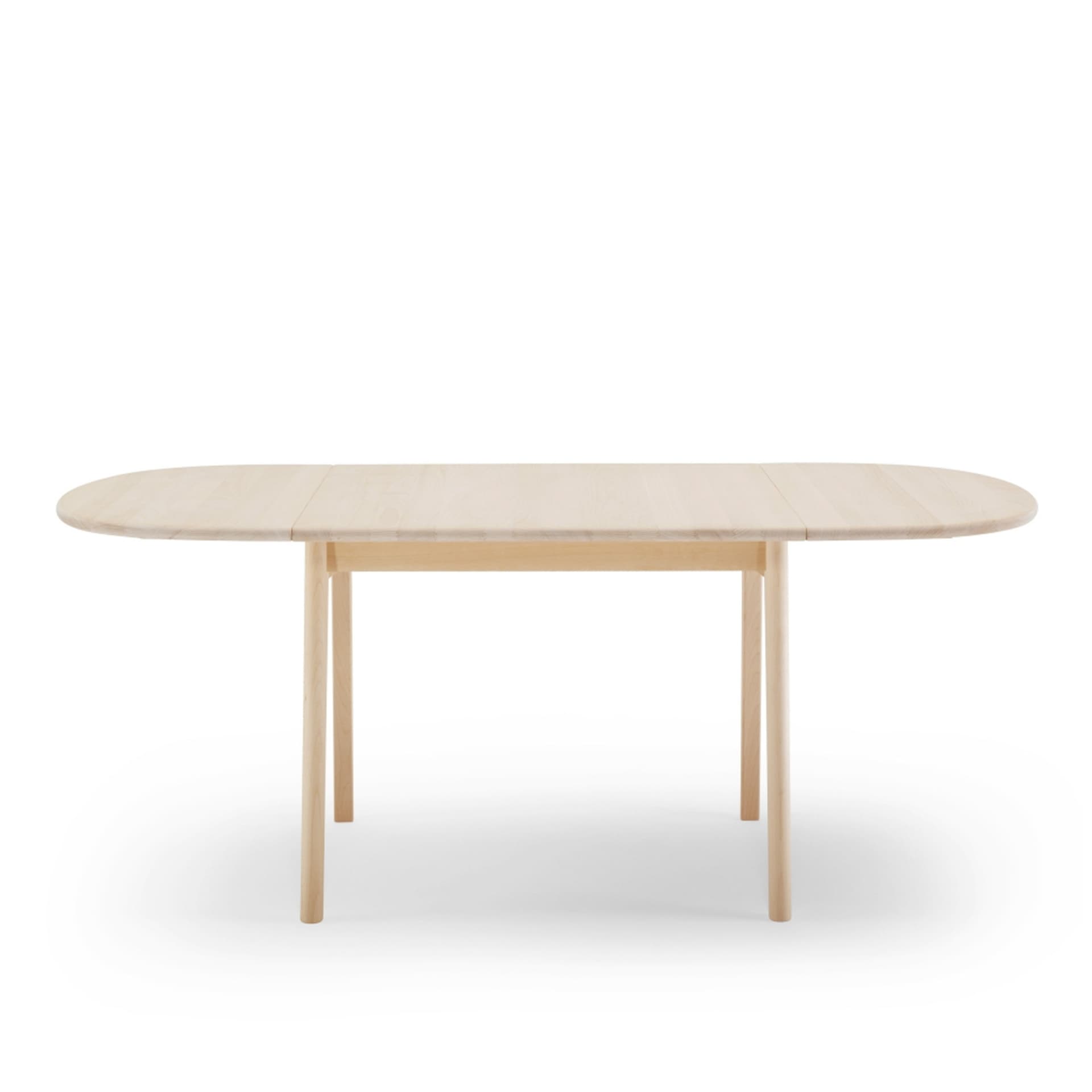 Carl Hansen - CH002, Vitoljad Ek (Inkl. 2 st påhängsskivor) - Spisebord - Hans J. Wegner - Tre farget - Tre