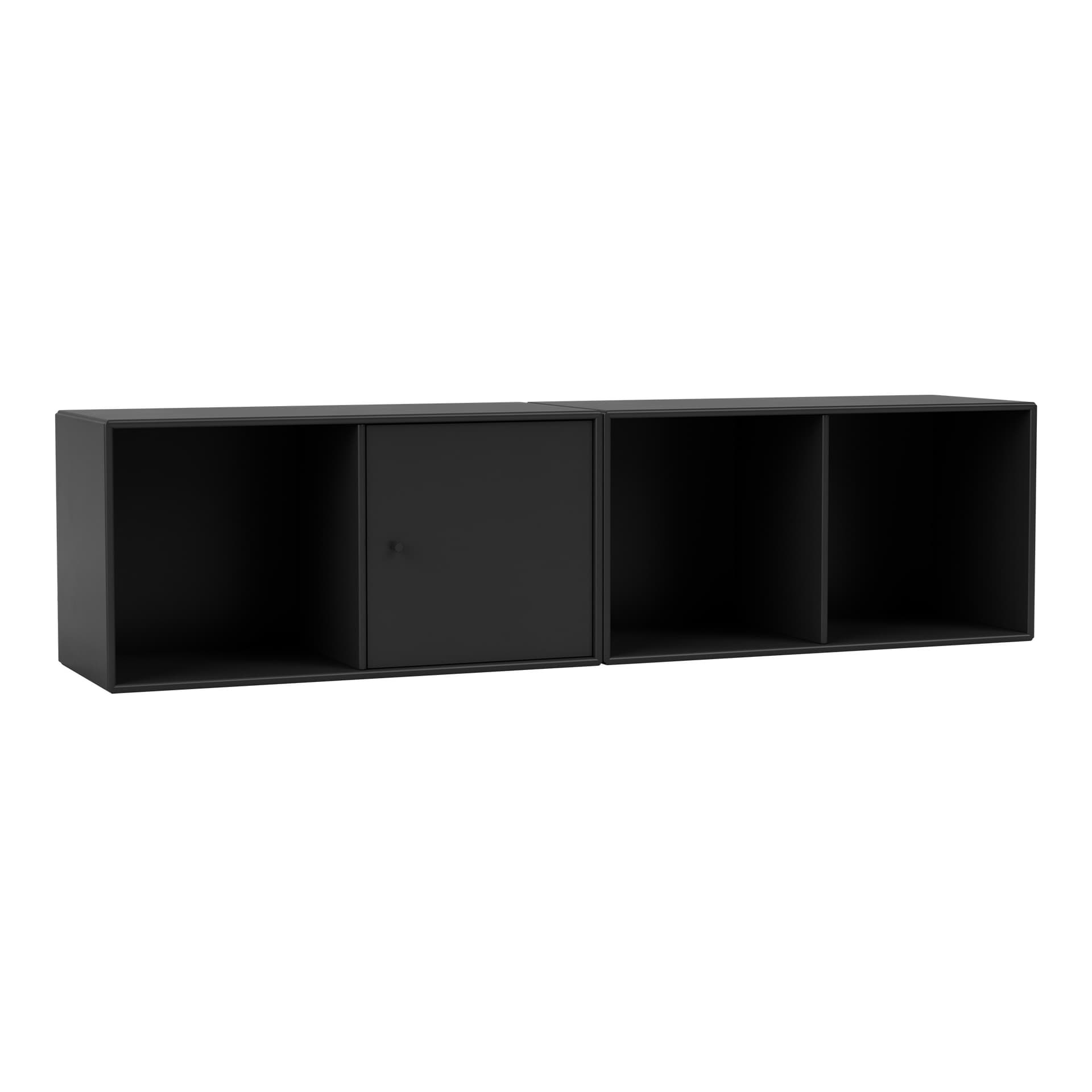 Montana - Line Sideboard 05-Black 04 Suspension Rails - Sideboards - Peter J. Lassen - Svart - Tre