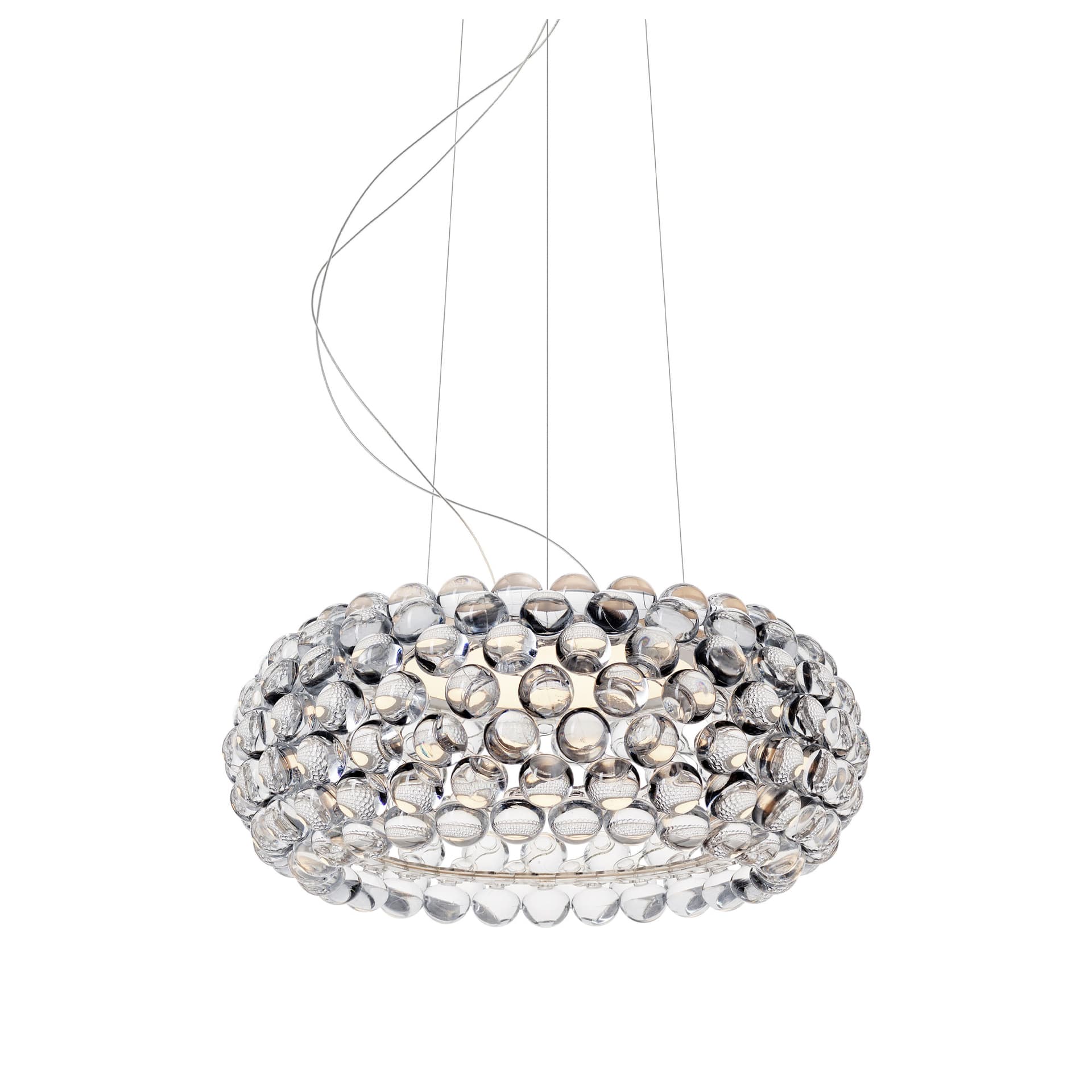 Foscarini - Caboche Plus Media LED Pendel Transparent