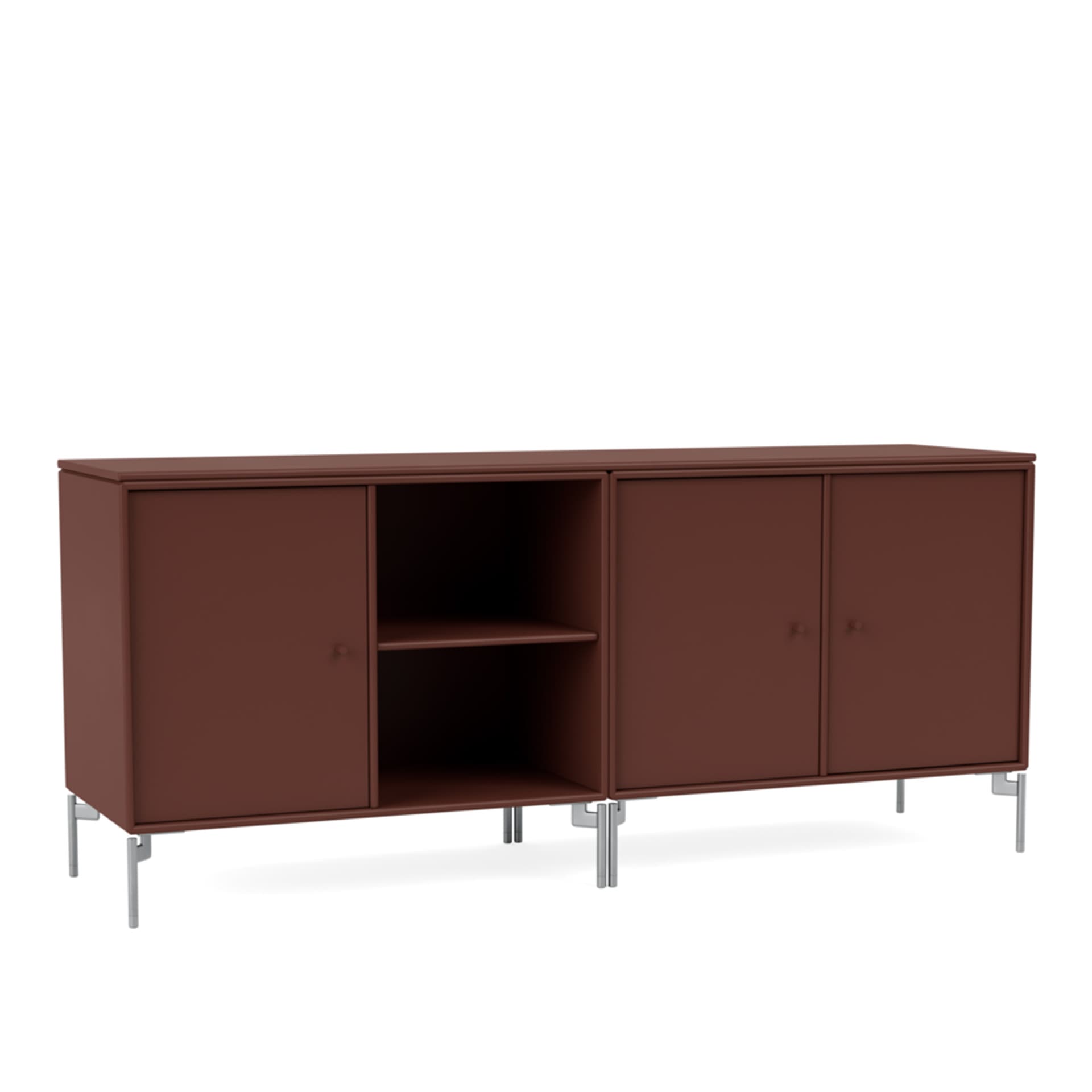 Montana - Save Lowboard 155-Masala Matt Chrome - Sideboards - Peter J. Lassen - Brun - Tre