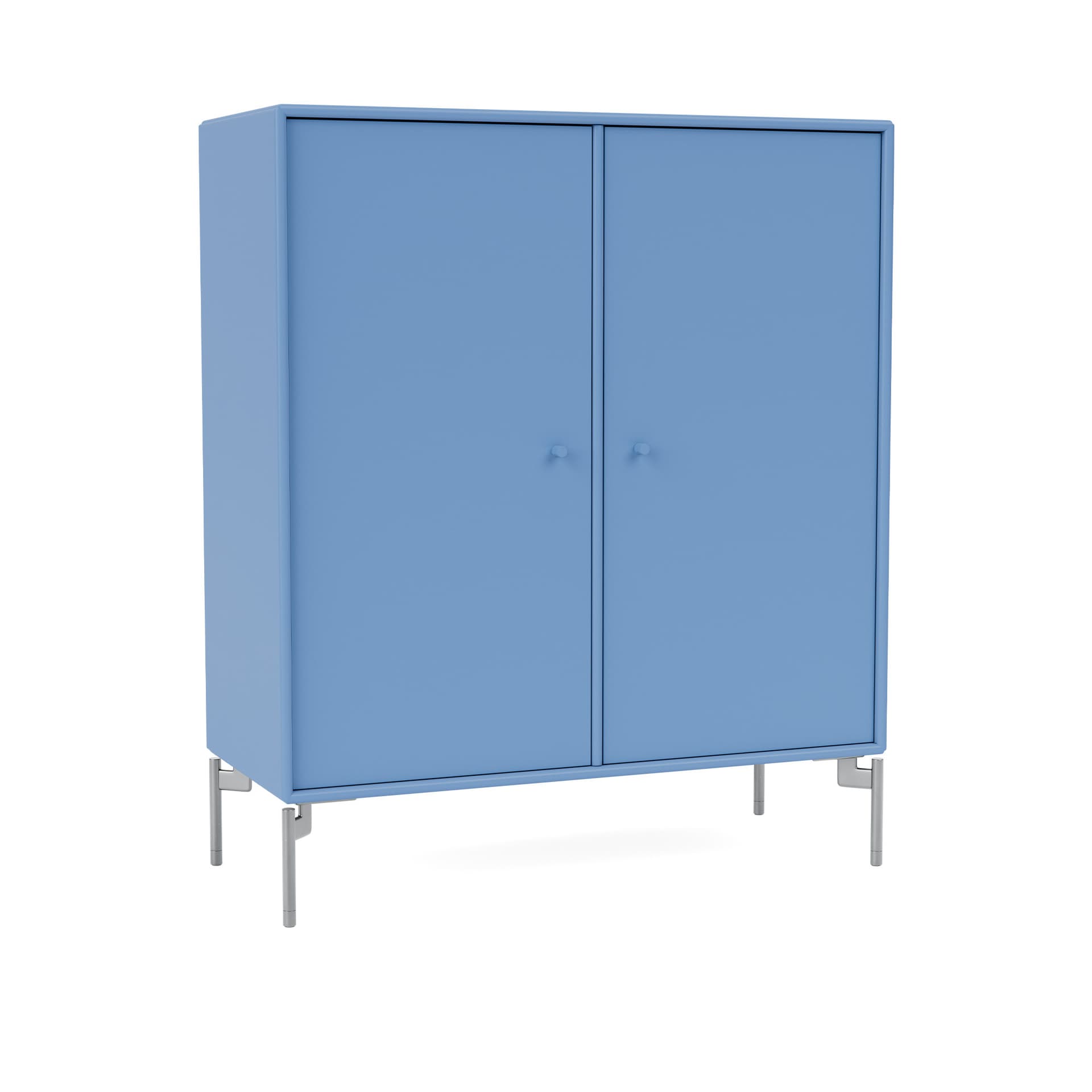 Montana - Cover Cabinet 154-Azure Matt Chrome - Oppbevaringsskap - Peter J. Lassen - Blå - Tre