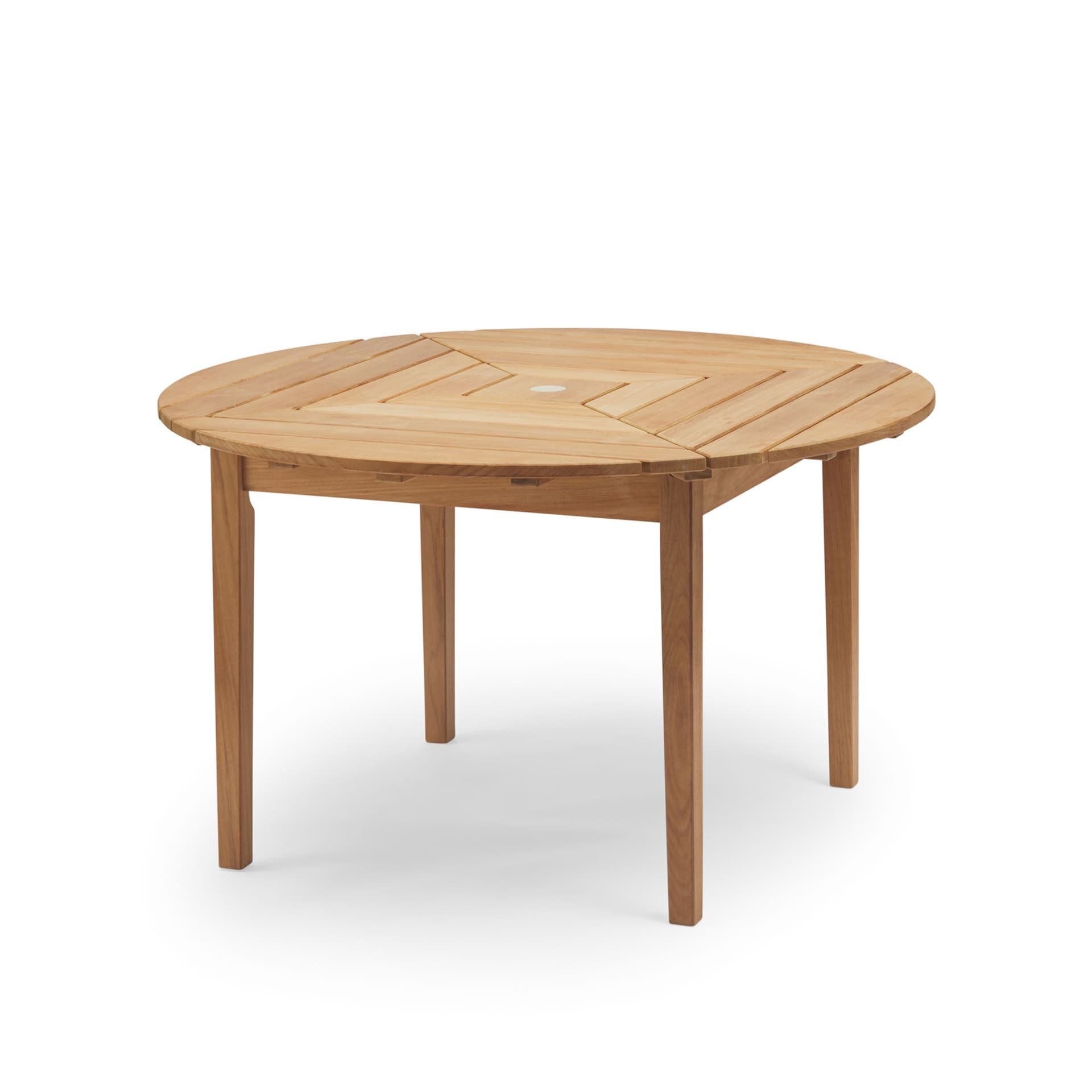 Fritz Hansen - Drachmann Round Table - Utendørs spisebord - Bernt Santesson - Tre farget - Tre