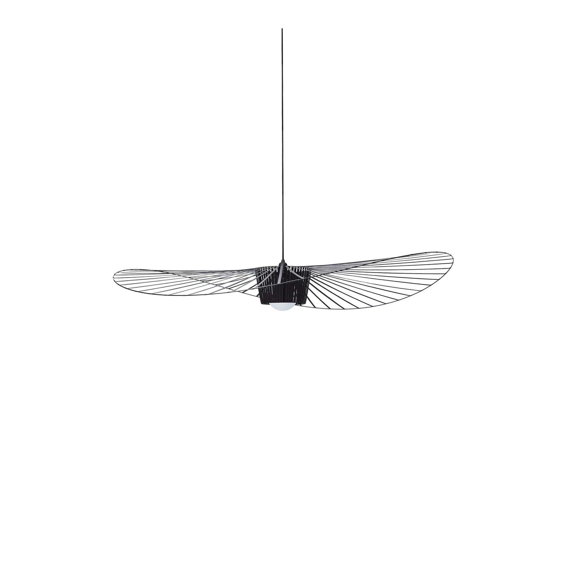 Petite Friture - Vertigo Pendant Lamp Black Medium - Pendellamper - Constance Guisset - Svart