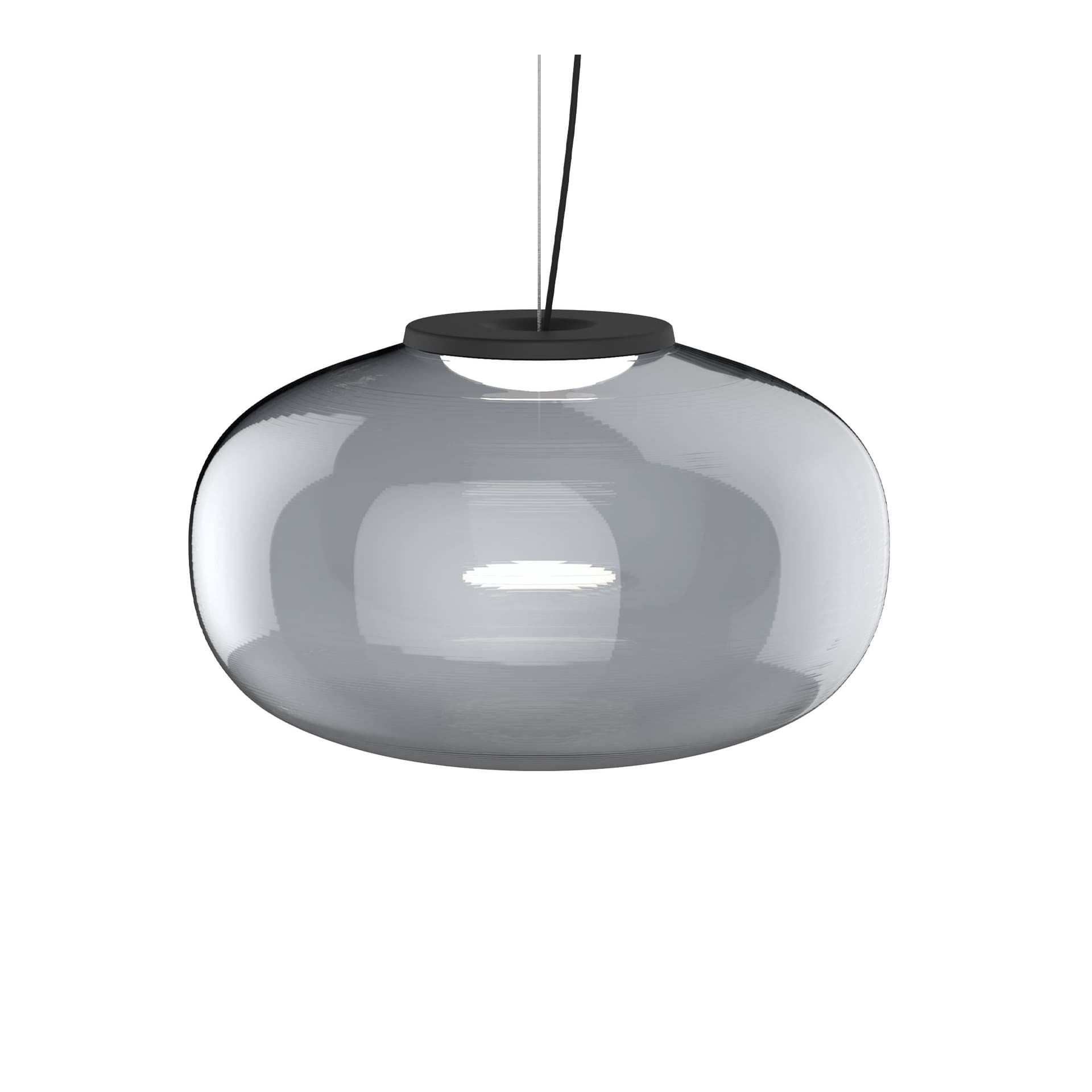 New Works - Karl-Johan Pendel Ø400 Smoked Glass