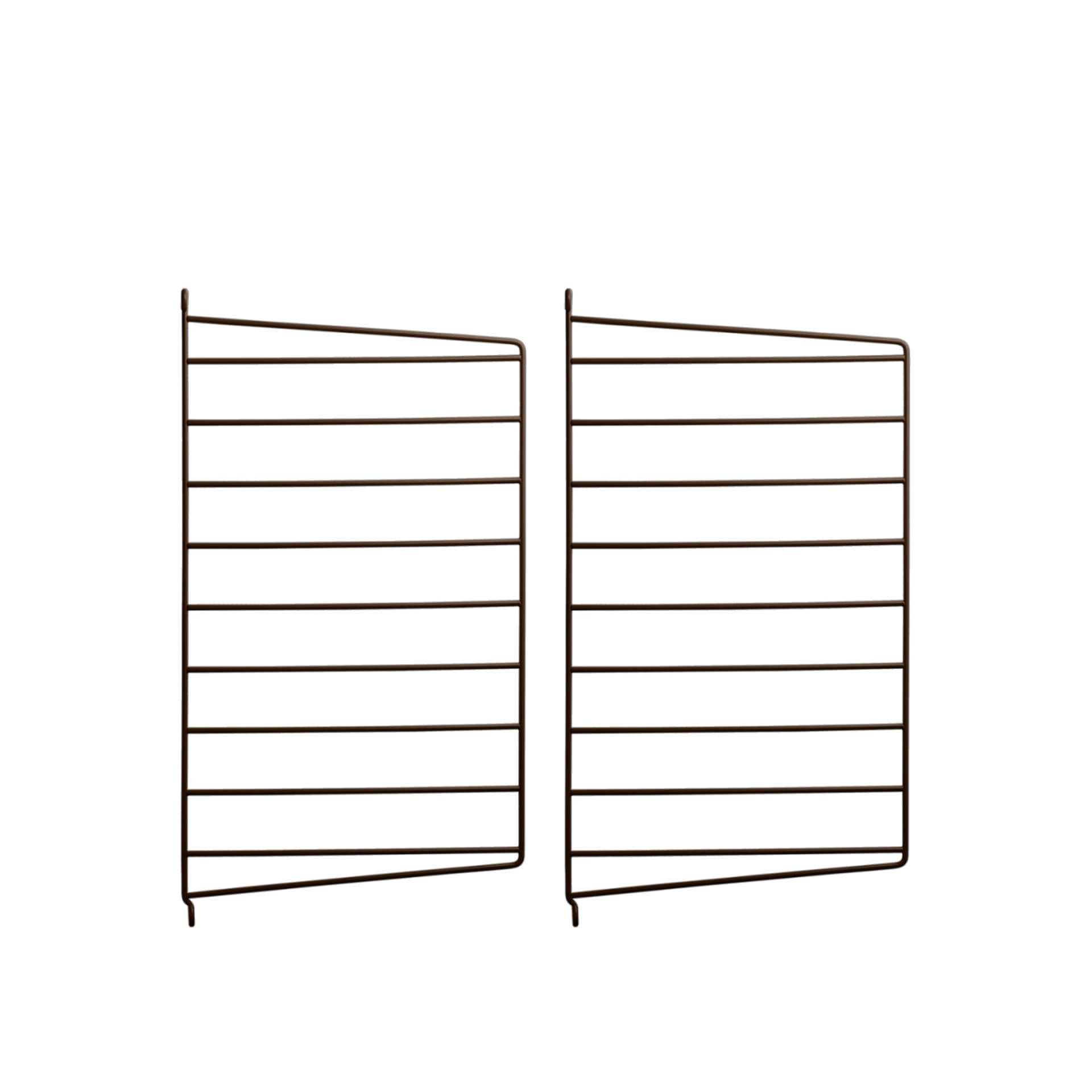 String - Veggavl 50x30cm 2-pack brun - Hyller & Hyllesystem