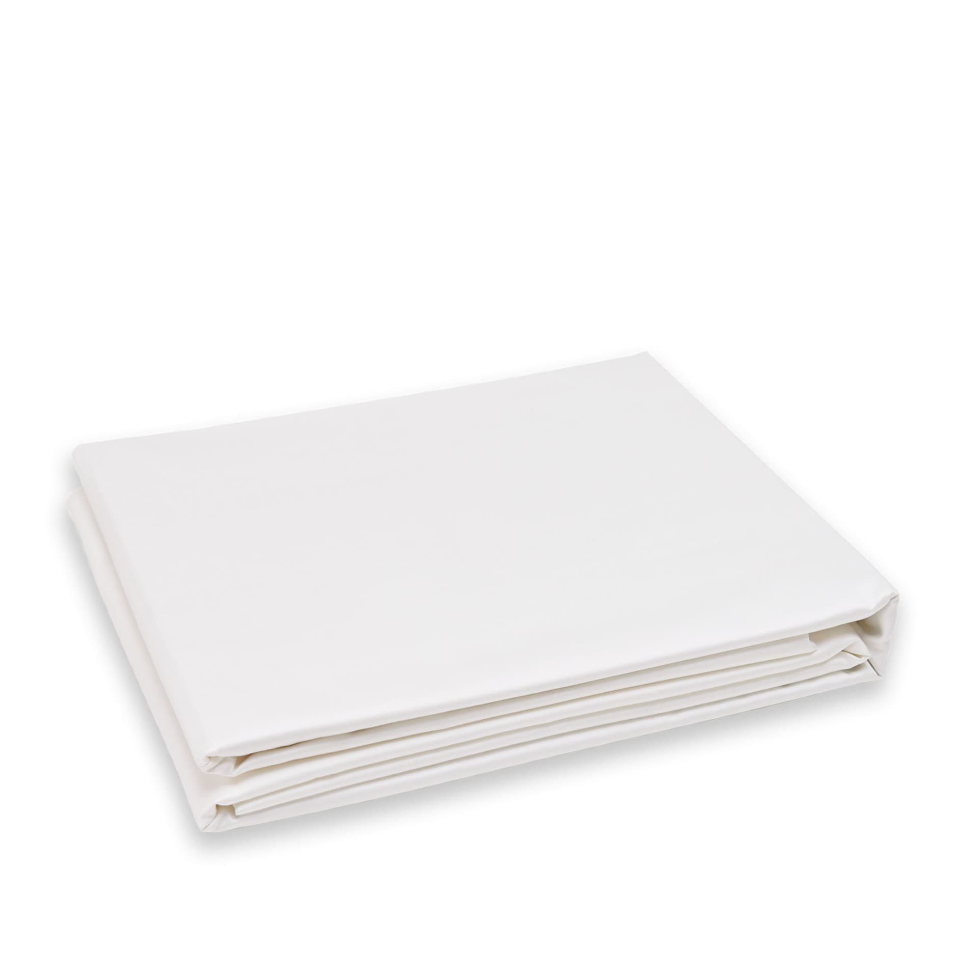 Ogland - Shade kuvertsydd underlaken satin crisp white 180x200 cm - Laken - Hvit - Bomull