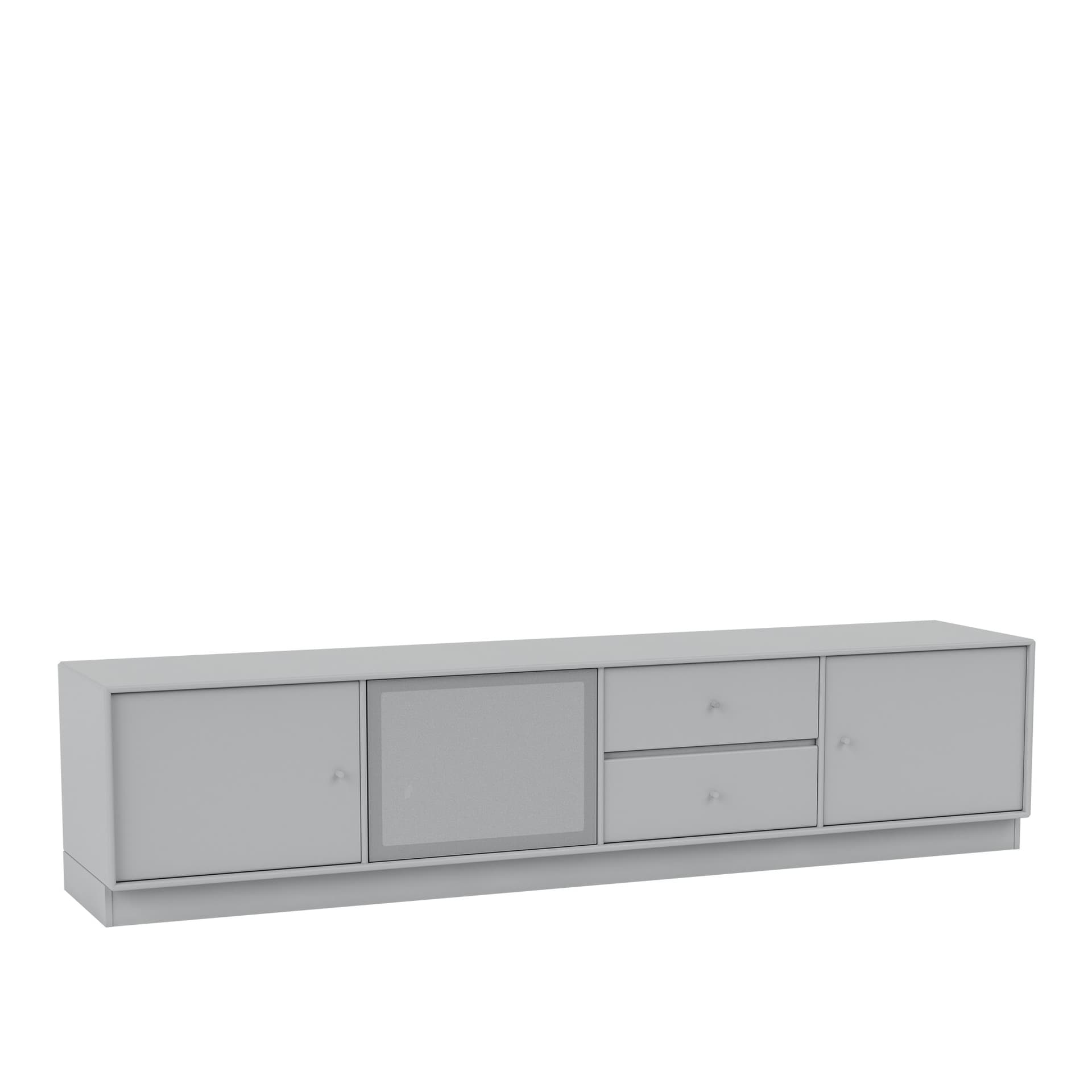 Montana - Octave Viii TV Bench 02-Fjord 07 Plinth 7 cm - TV-benker - Peter J. Lassen - Blå - Tre