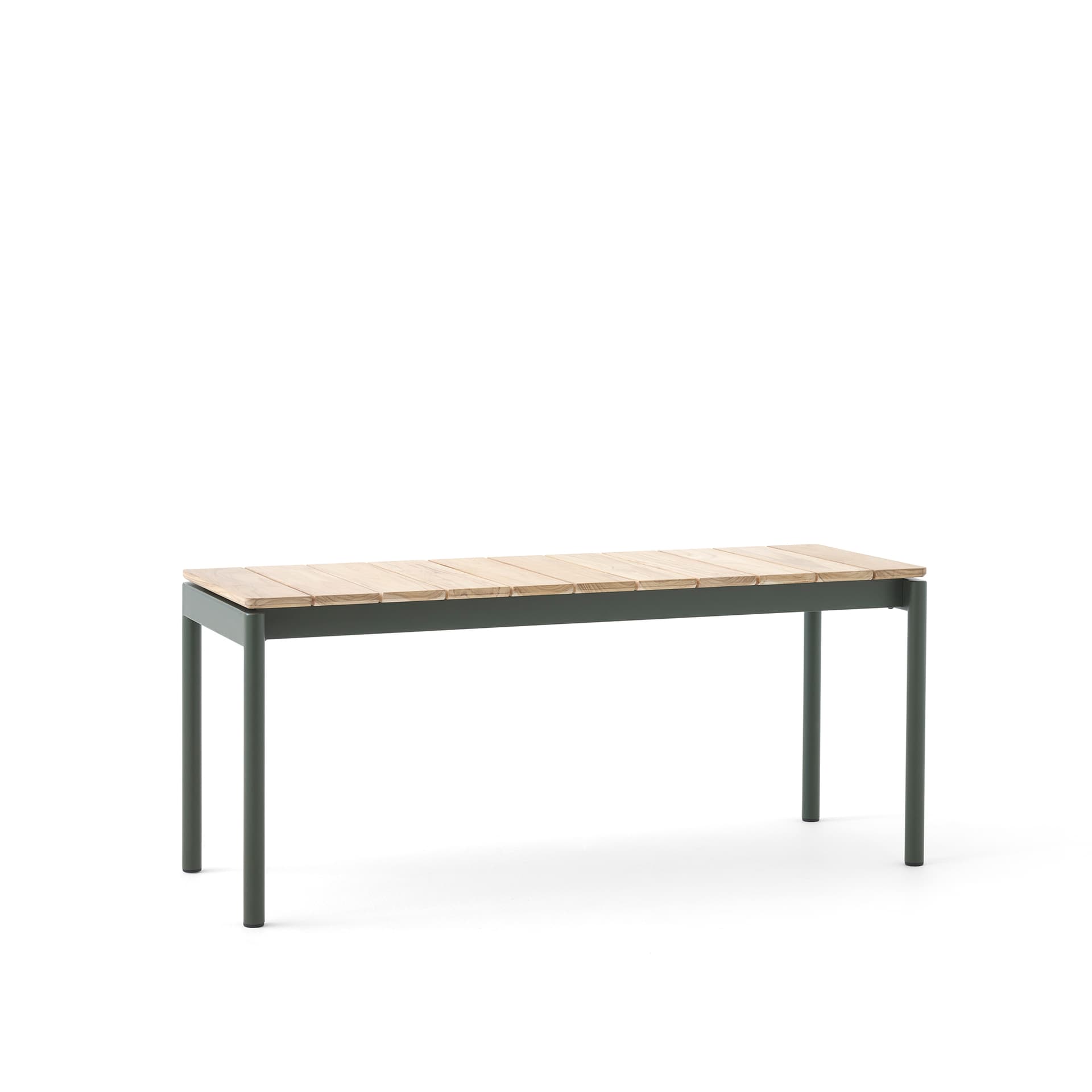 &Tradition Ville AV27 benk small 110x40 cm Bronze green