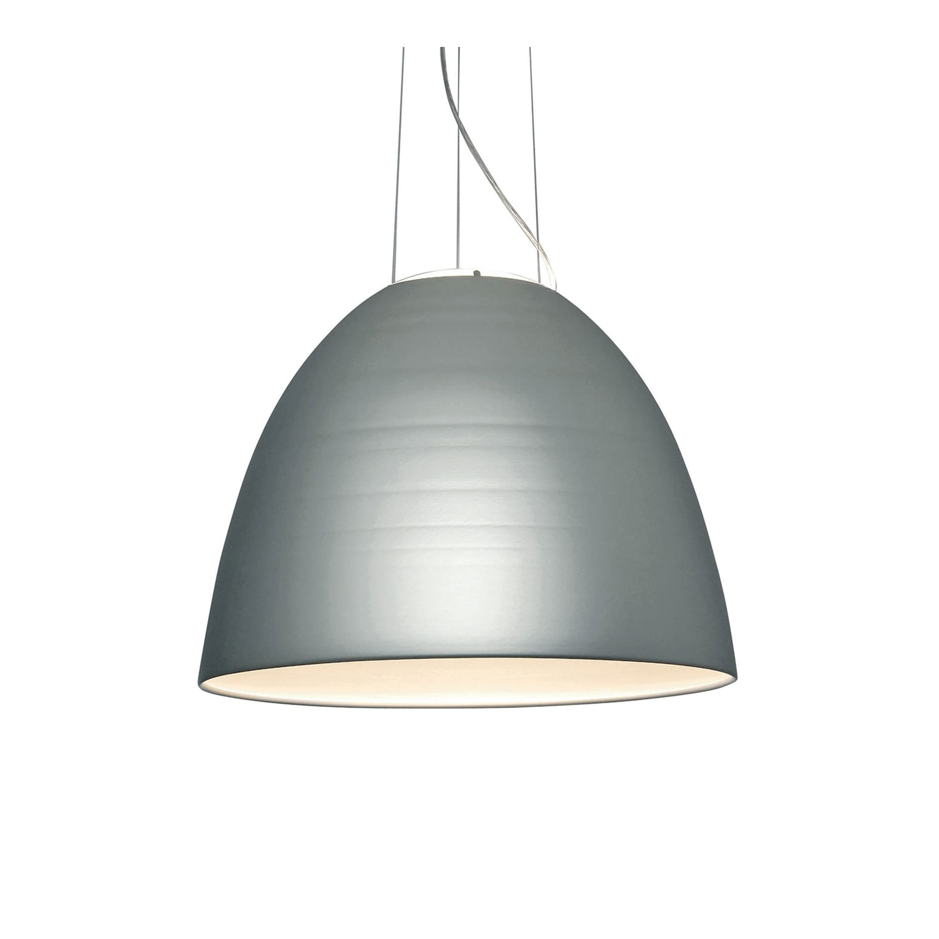 Artemide - Nur 1618 Pendellampa Aluminiumgrå - Pendellamper - Ernesto Gismondi - Grå