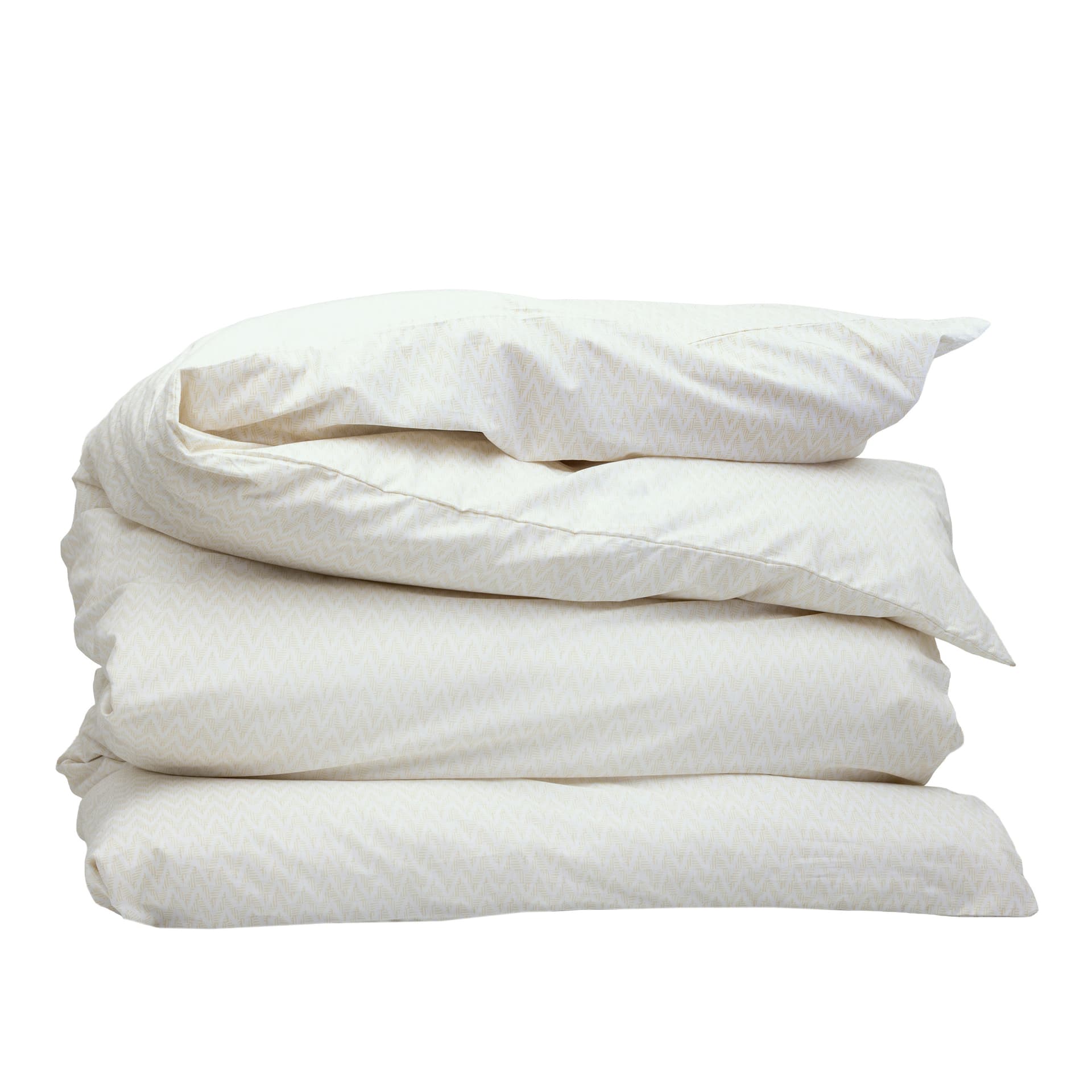 Mille Notti - Brezza Duvet Cover Pale Yellow 220x220 - Dynetrekk