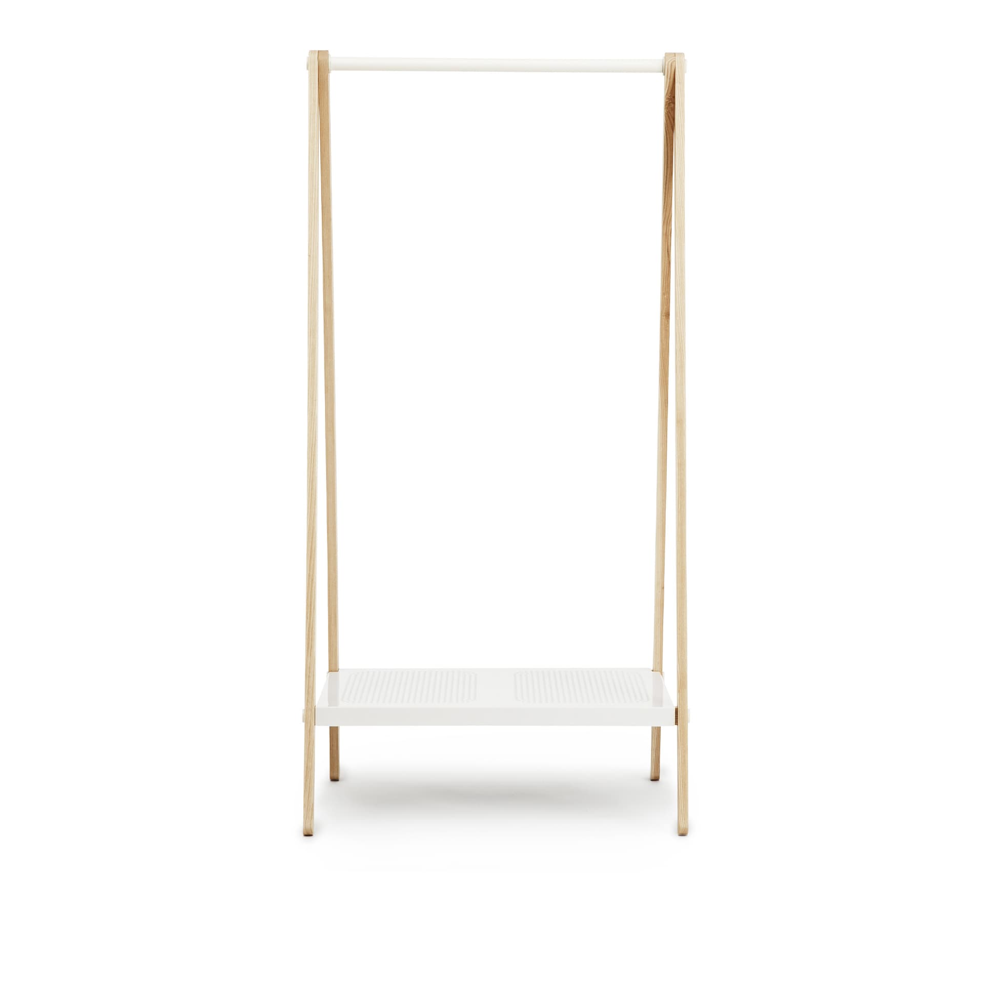 Normann Copenhagen - Toj Clothes Rack Small White - Kleshengere - Simon Legald - Hvit - Metall/Tre