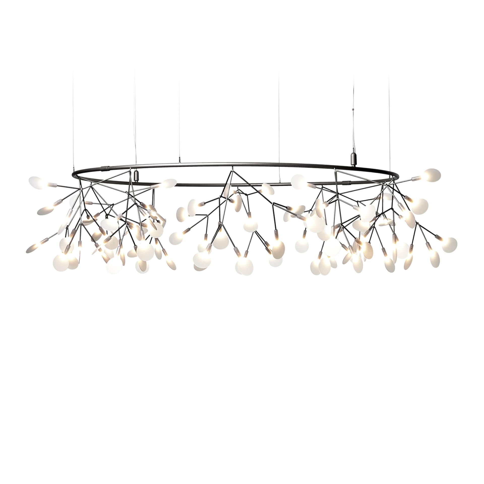 Moooi - Heracleum III, The Big O Small Nickel - Lysekroner - Bertjan Pot - Sølv