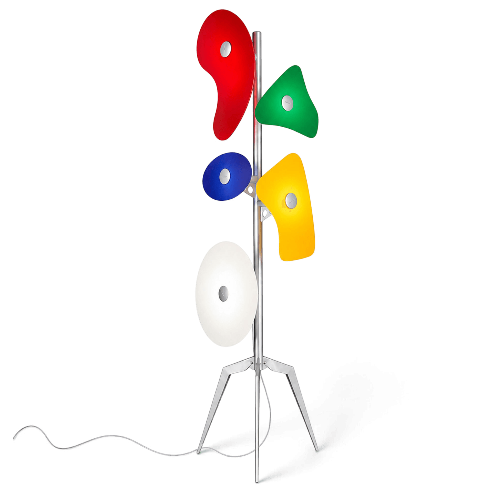 Foscarini - Orbital gulvlampe multi - Skjermlamper - Ferruccio Laviani - Flerfarget - Glass