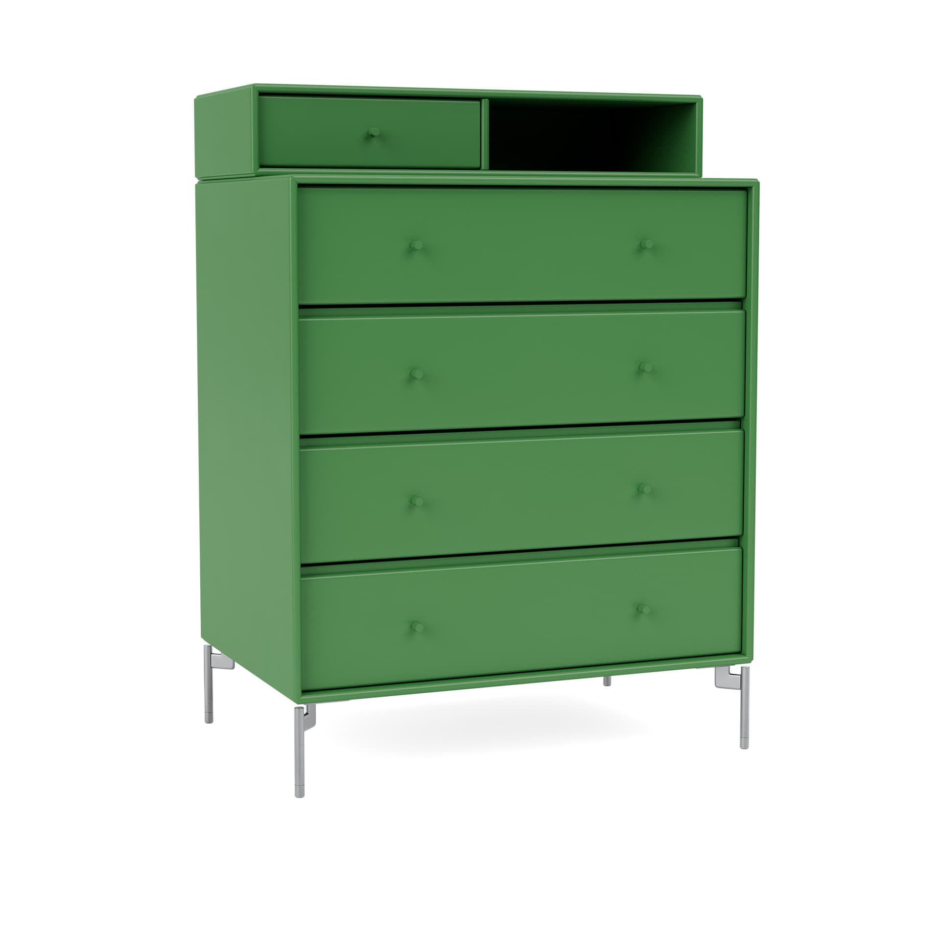 Montana - Keep Chest Of Drawers 152-Parsley Matt Chrome - Skjenker - Peter J. Lassen - Grønn - Tre