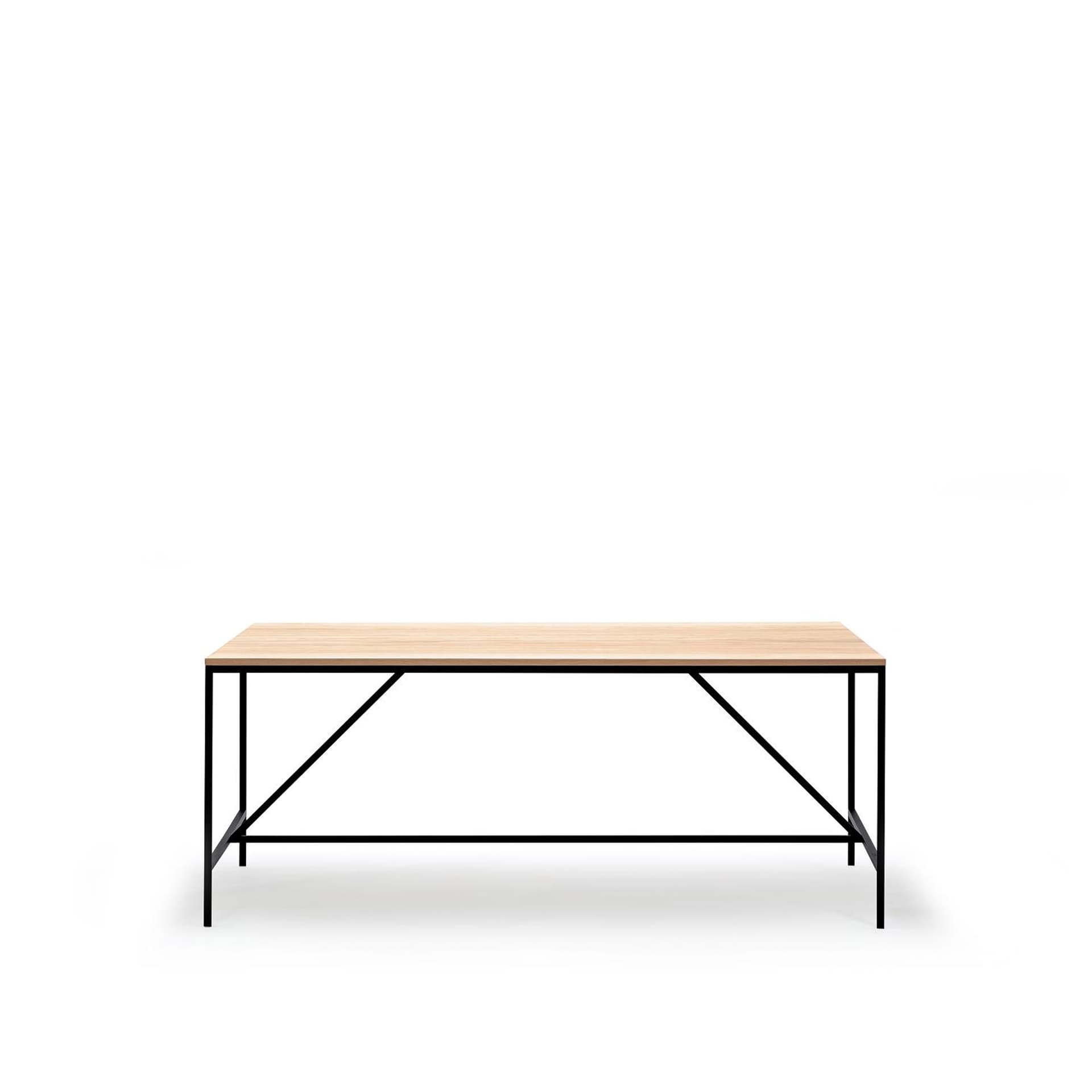 Karakter - Cache Dining Table 180 cm, Oak/Black - Spisebord - Paul McCobb - Tre farget,Svart - Metall/Tre