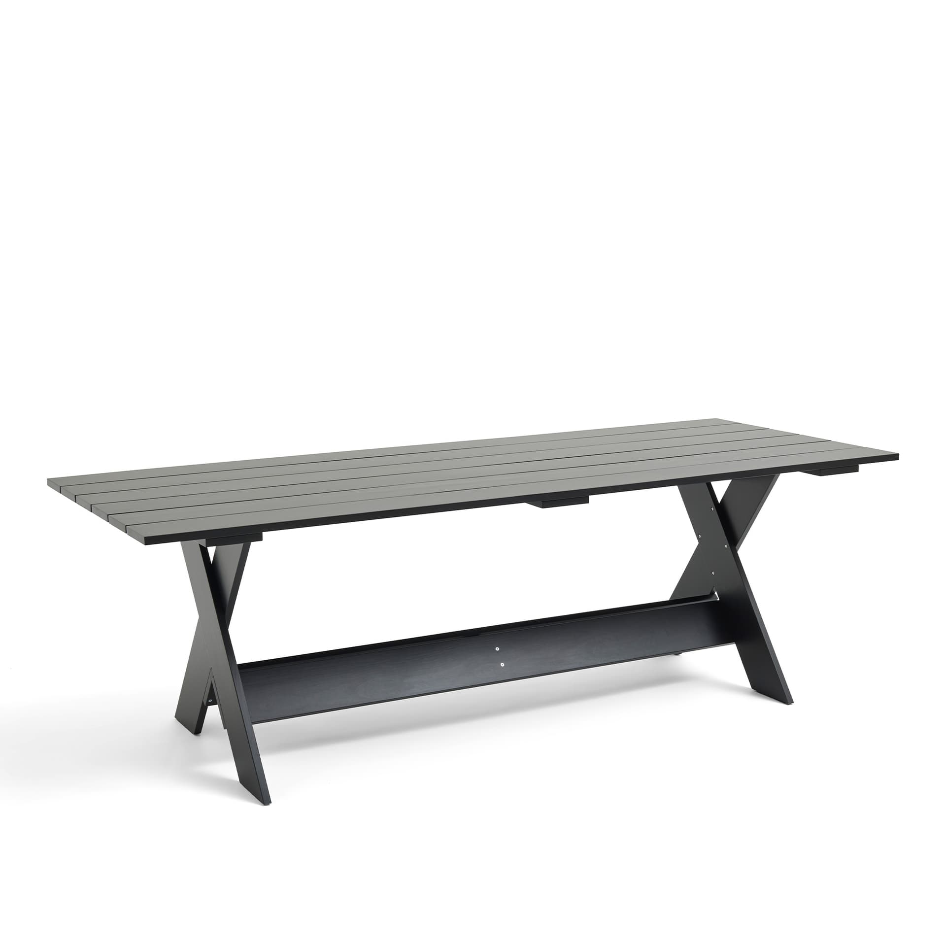 HAY - Crate Dining Table L230 - Black - Utendørs spisebord - Gerrit Rietveld - Svart - Tre
