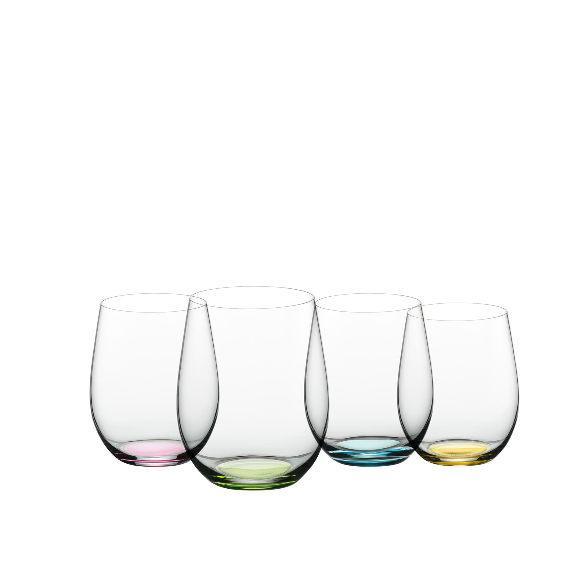 Riedel - O Wine Tumbler Happy O 4-Pack - Drikkeglass - Gjennomsiktig - Glass